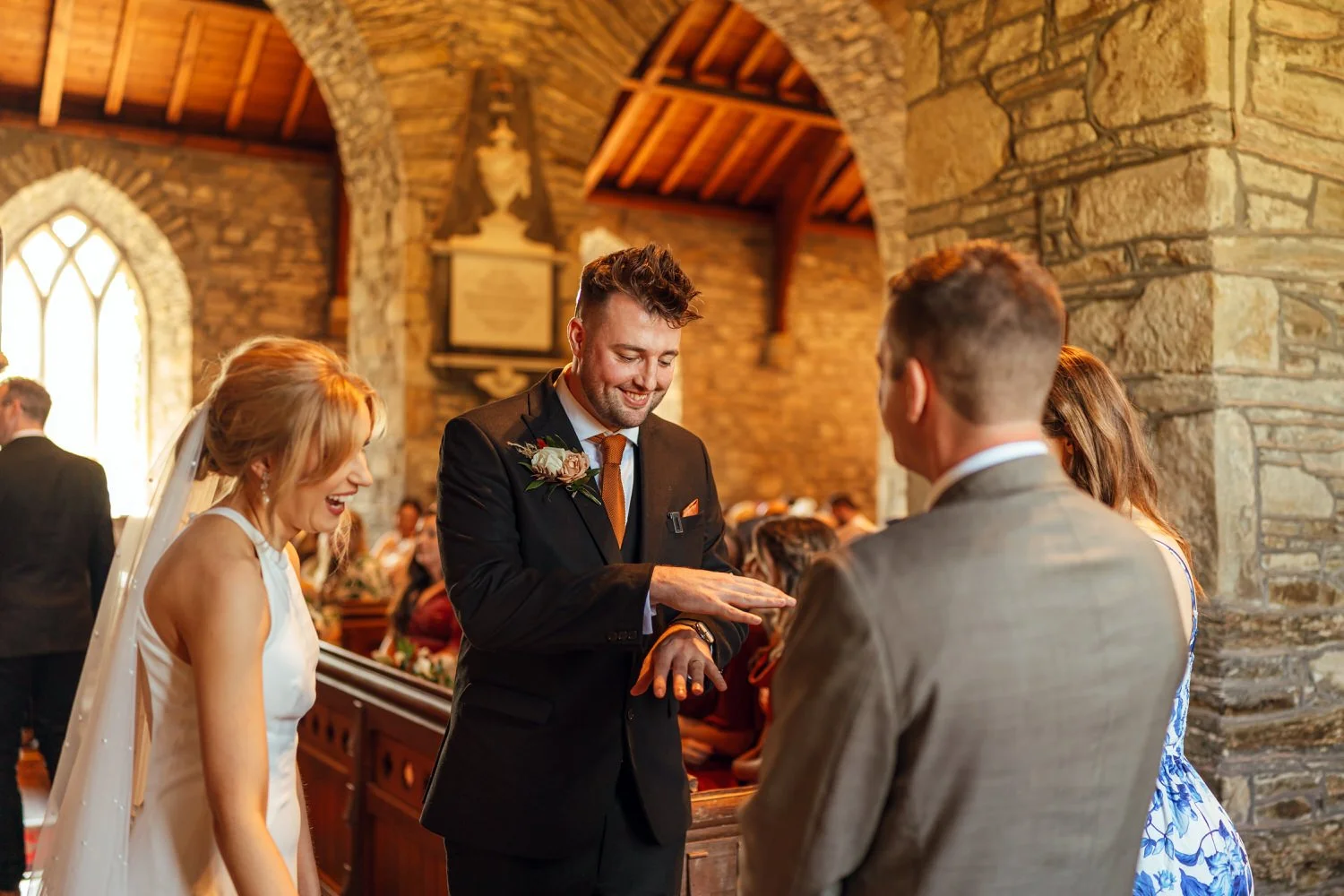 grooms shaking hands