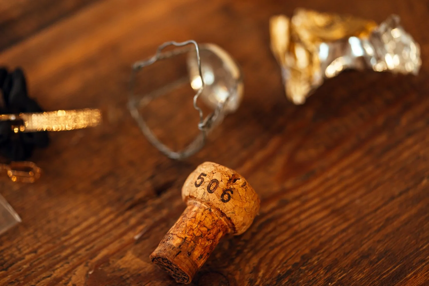 wedding champagne cork