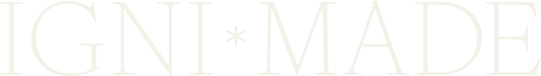 Igni Made | Copywriting, Branding & Websites for Wellness, Hospitality and Creative Businesses | Northern California | Logo