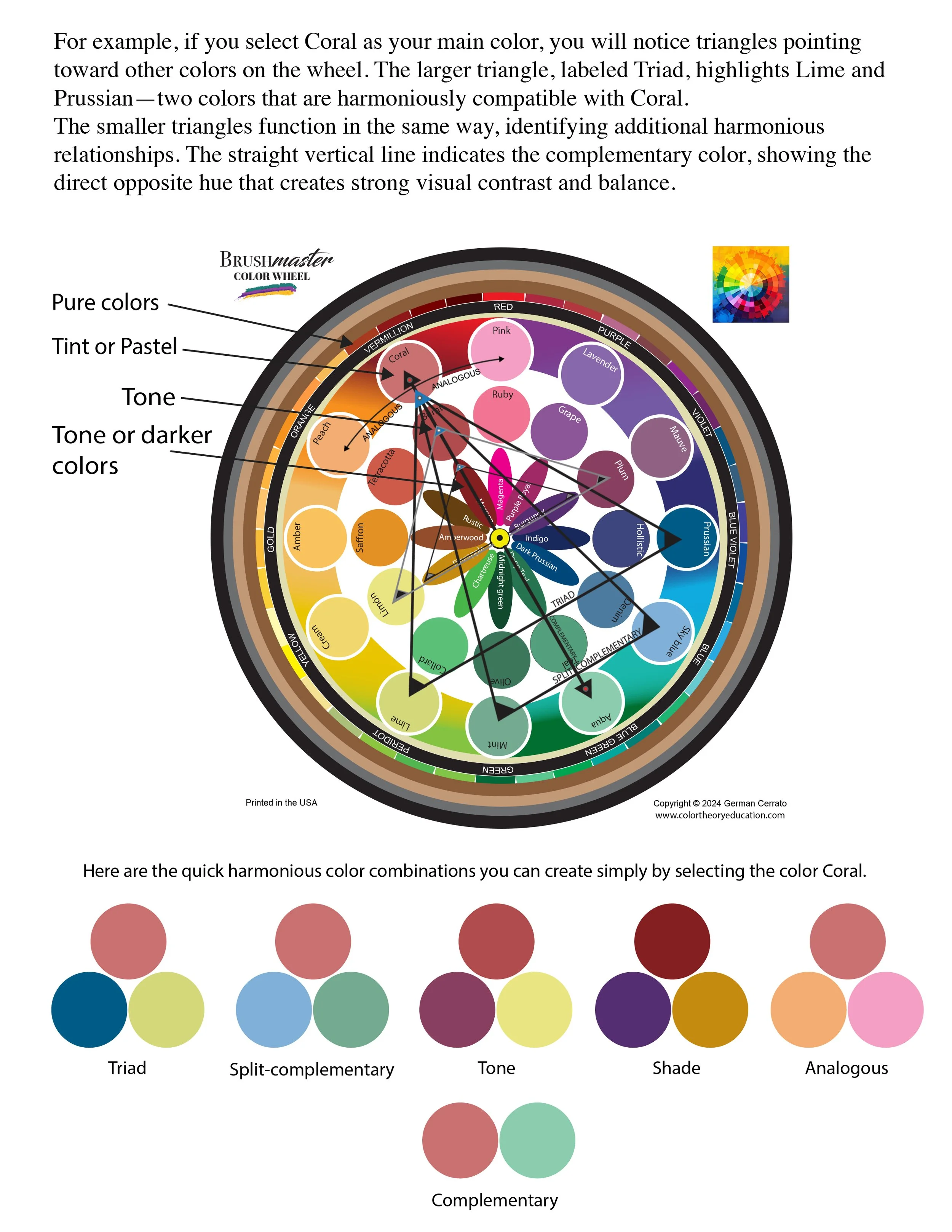 Brushmaster Color Wheel