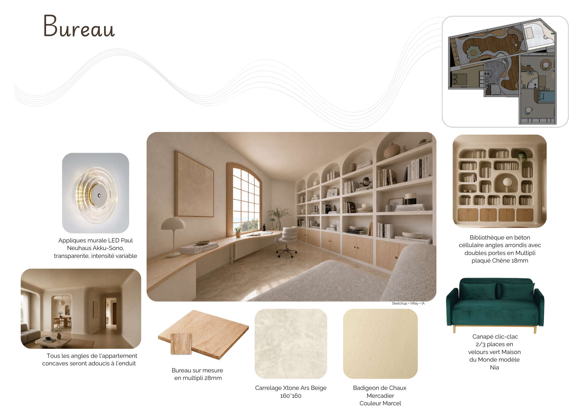Planche ambiance Bureau