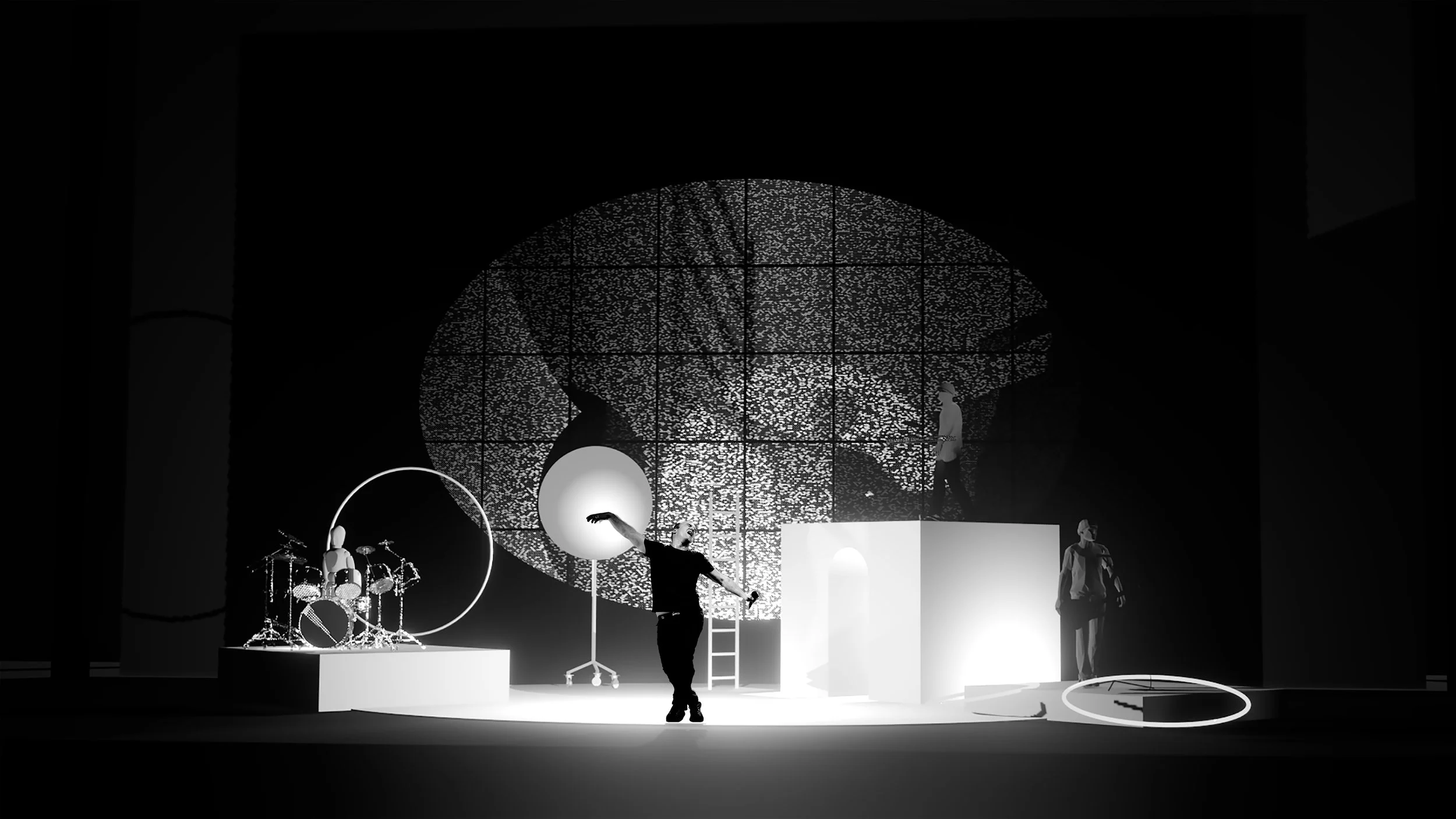 Future Islands | Blender Render | Assistant to Chiara Stephenson