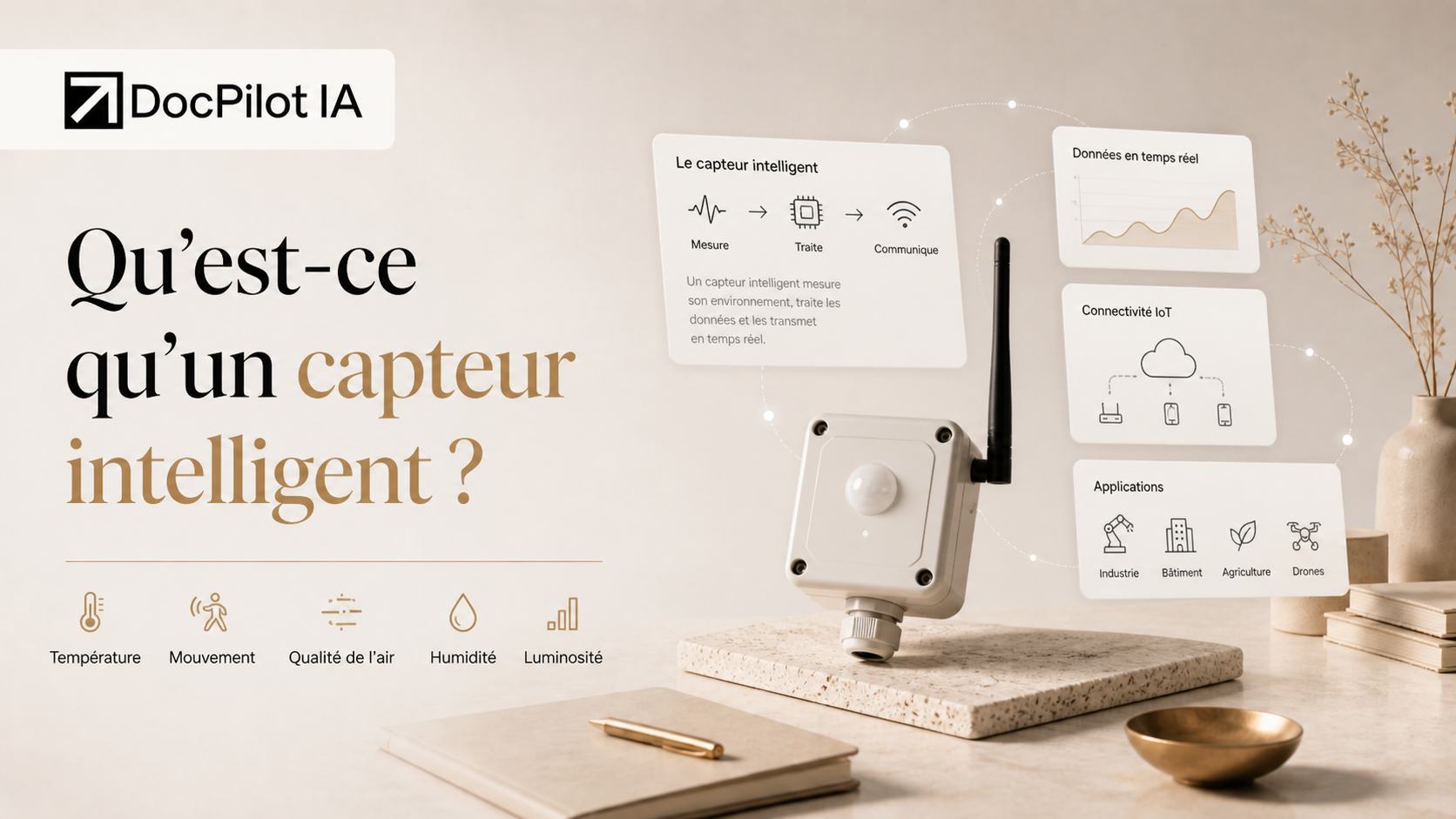 Qu’est-ce qu’un capteur intelligent ? Définition, exemples et applications