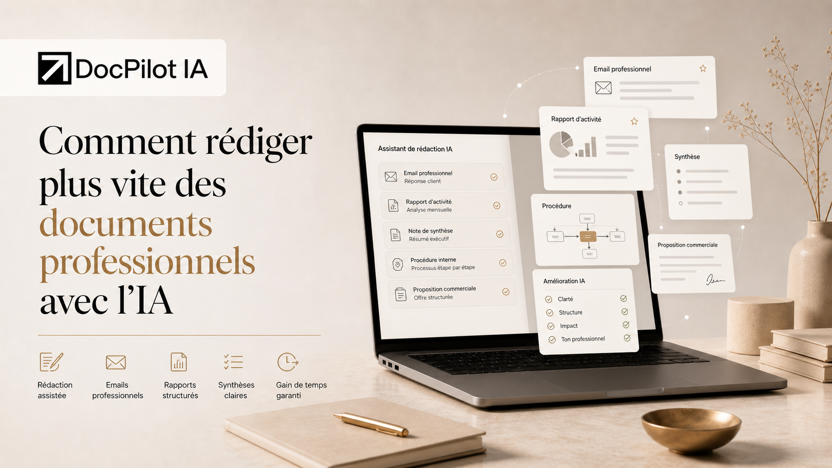 Comment rédiger plus vite des documents professionnels avec l’IA