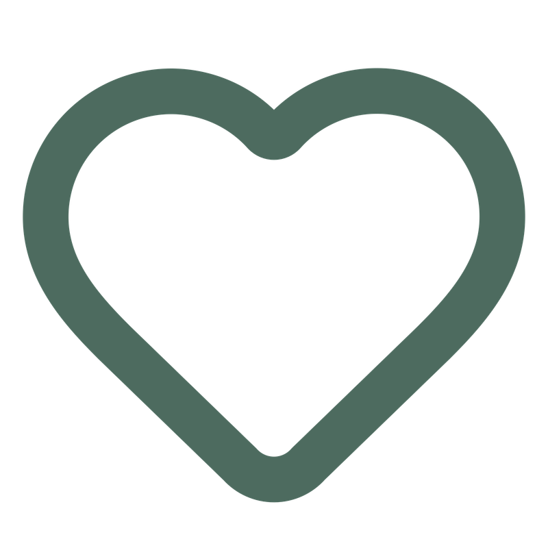 Outline of a heart shape with a smaller, filled heart inside, in black and gray colors.
