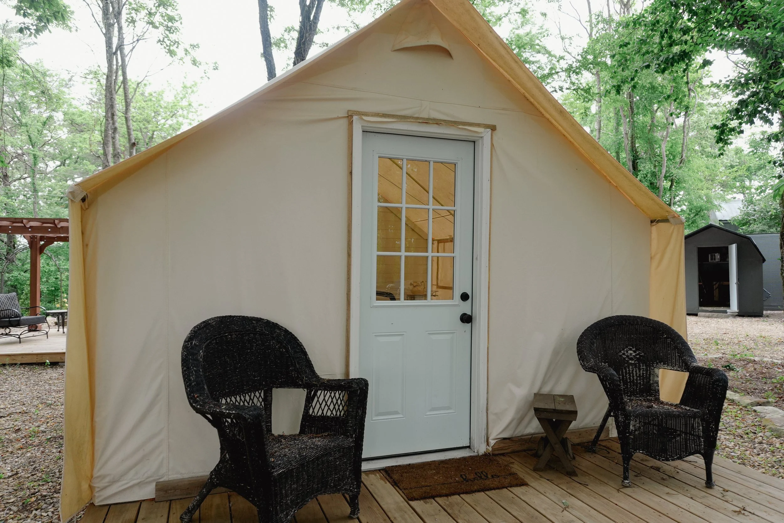Glamping accomodations