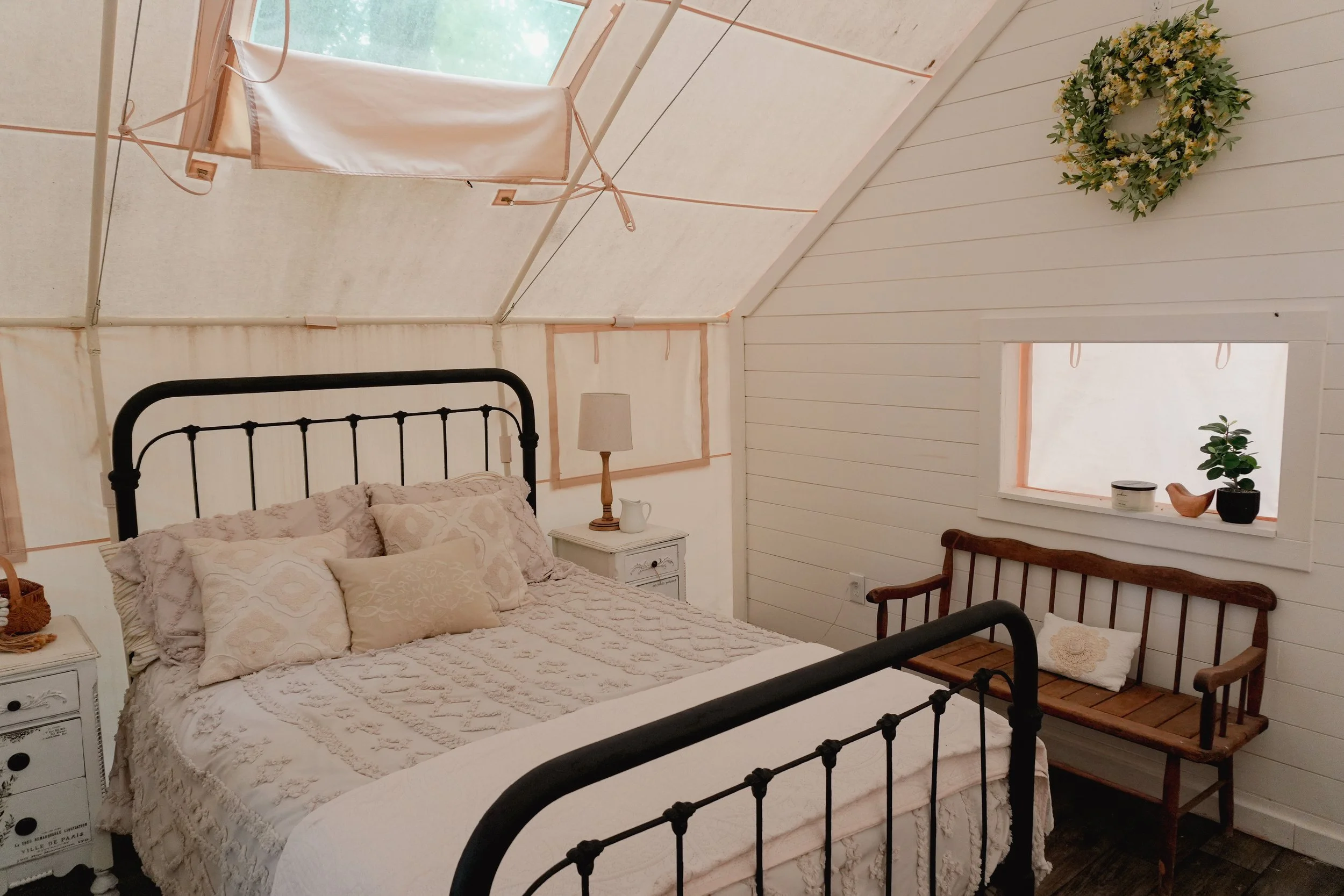 Glamping accomodations