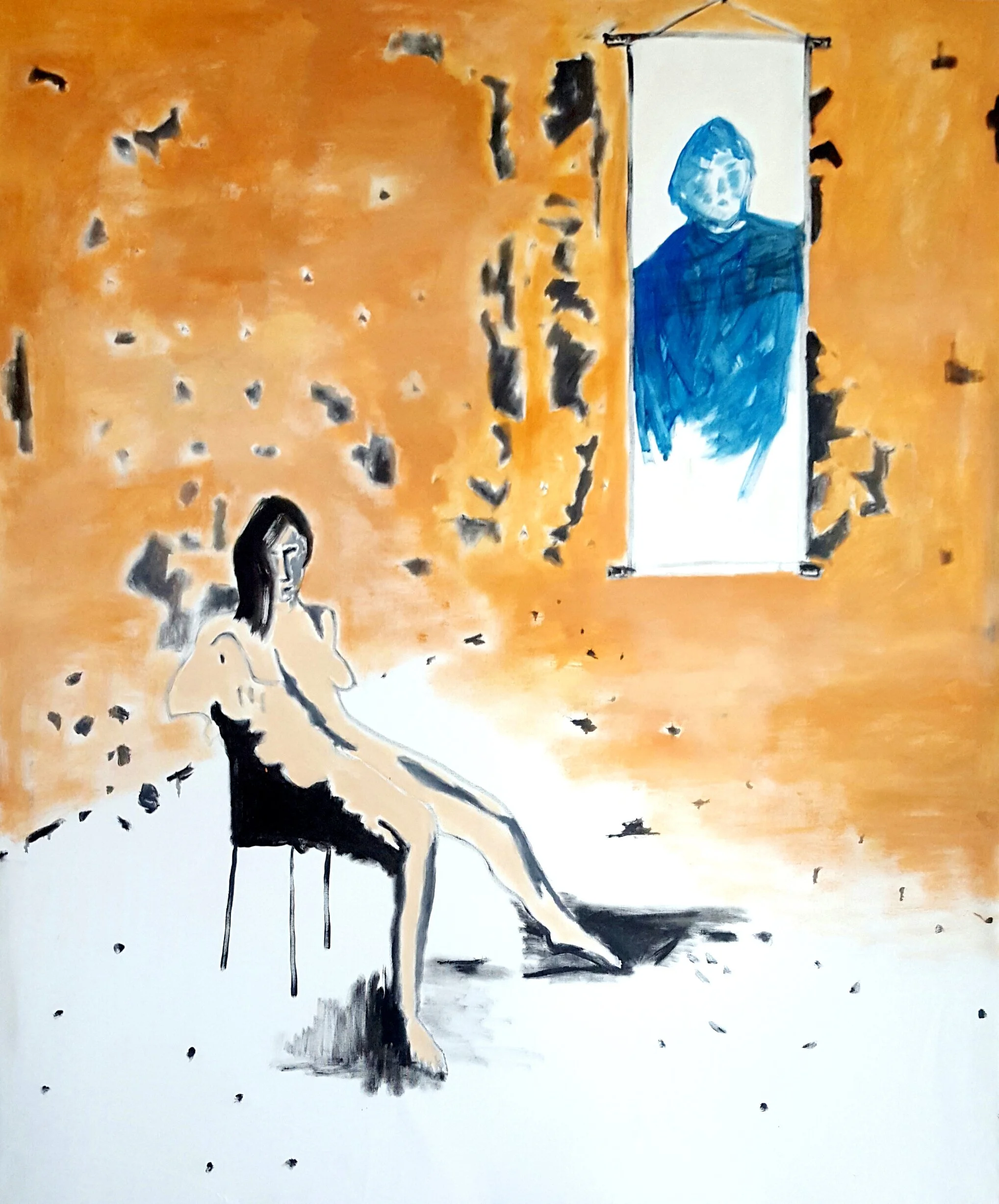 Recall, 2015 Acrylic on canvas 120cm x 100cm