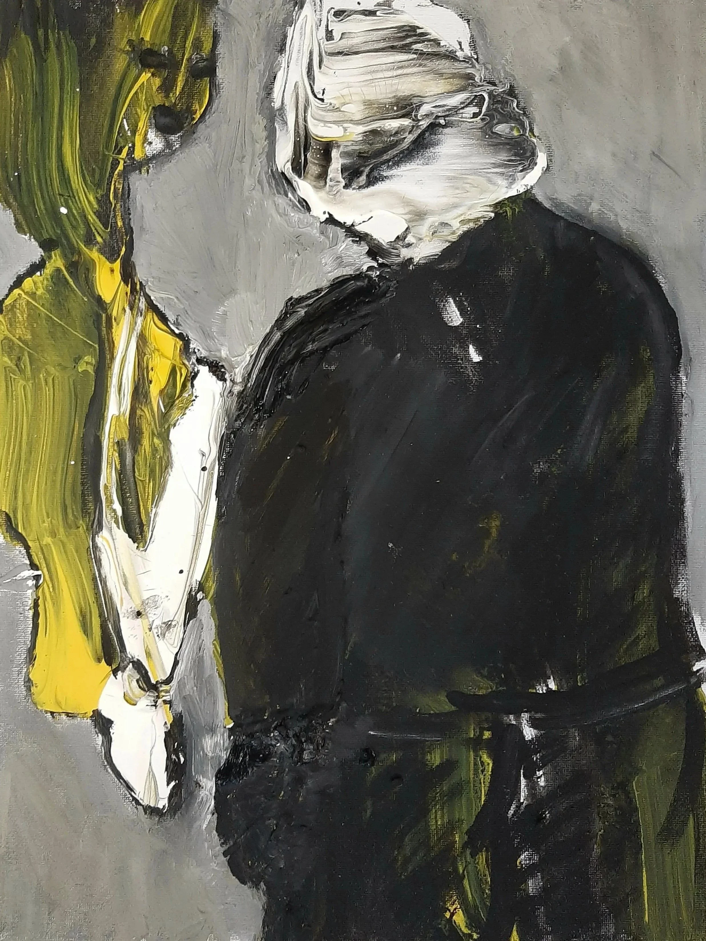 Shall we go now?, 2021 Acrylic on canvas 30cmx40cm