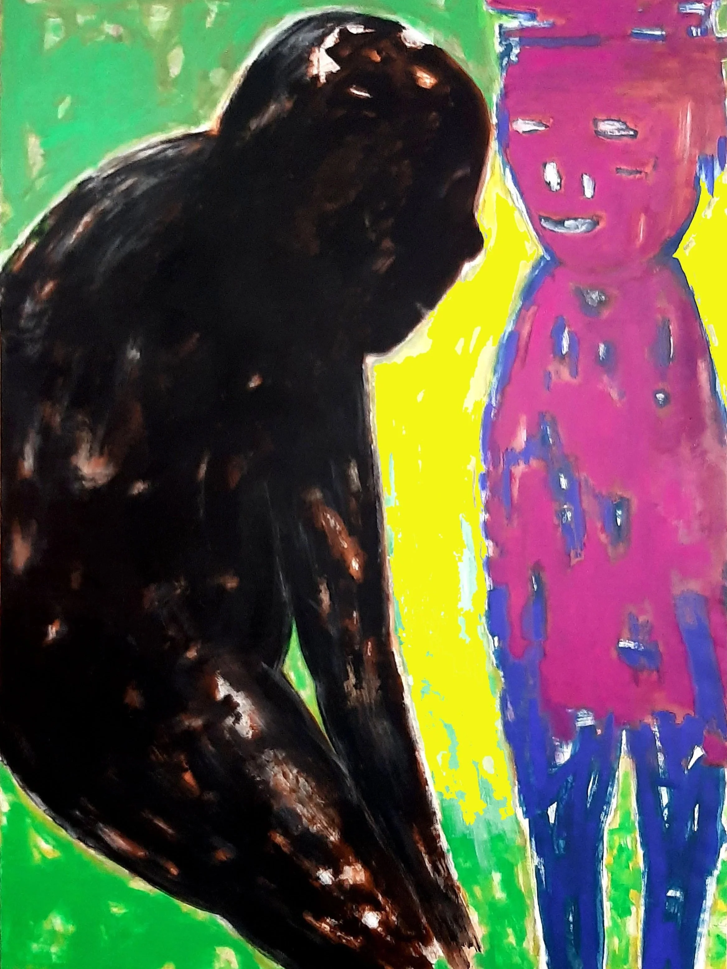 How are you, my friend?, 2025 Acrylic on canvas 200cmx160cm