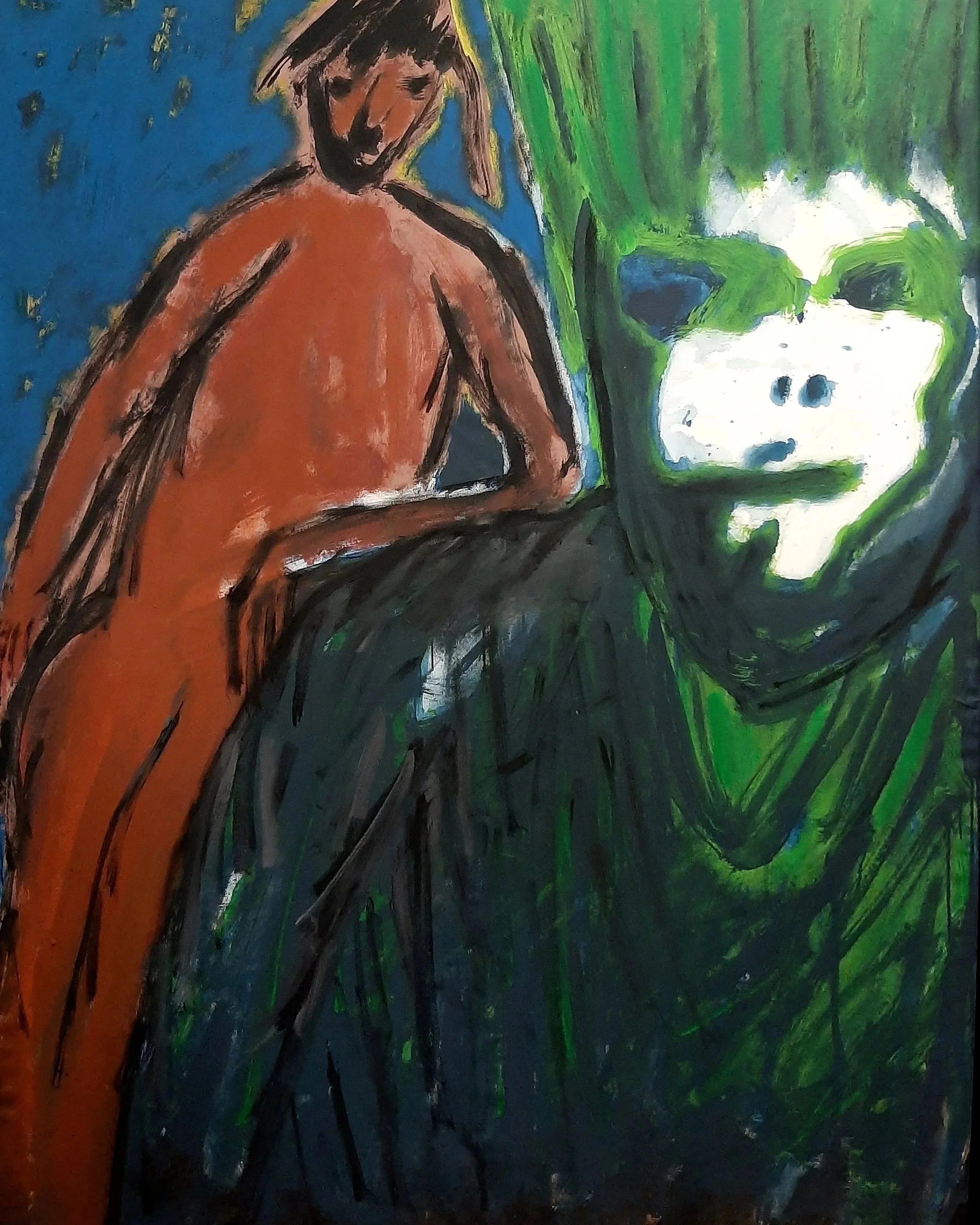 Once upon before, 2025 Acrylic on canvas 120cmx100cm