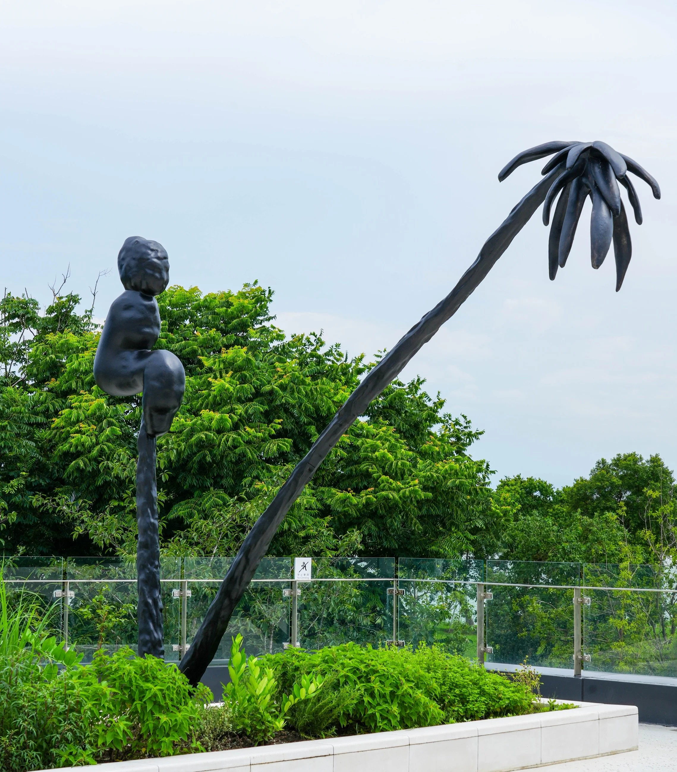 Lucky view in the nature, 2023 Sculpture from Stainless 350cmx165cmx40cm