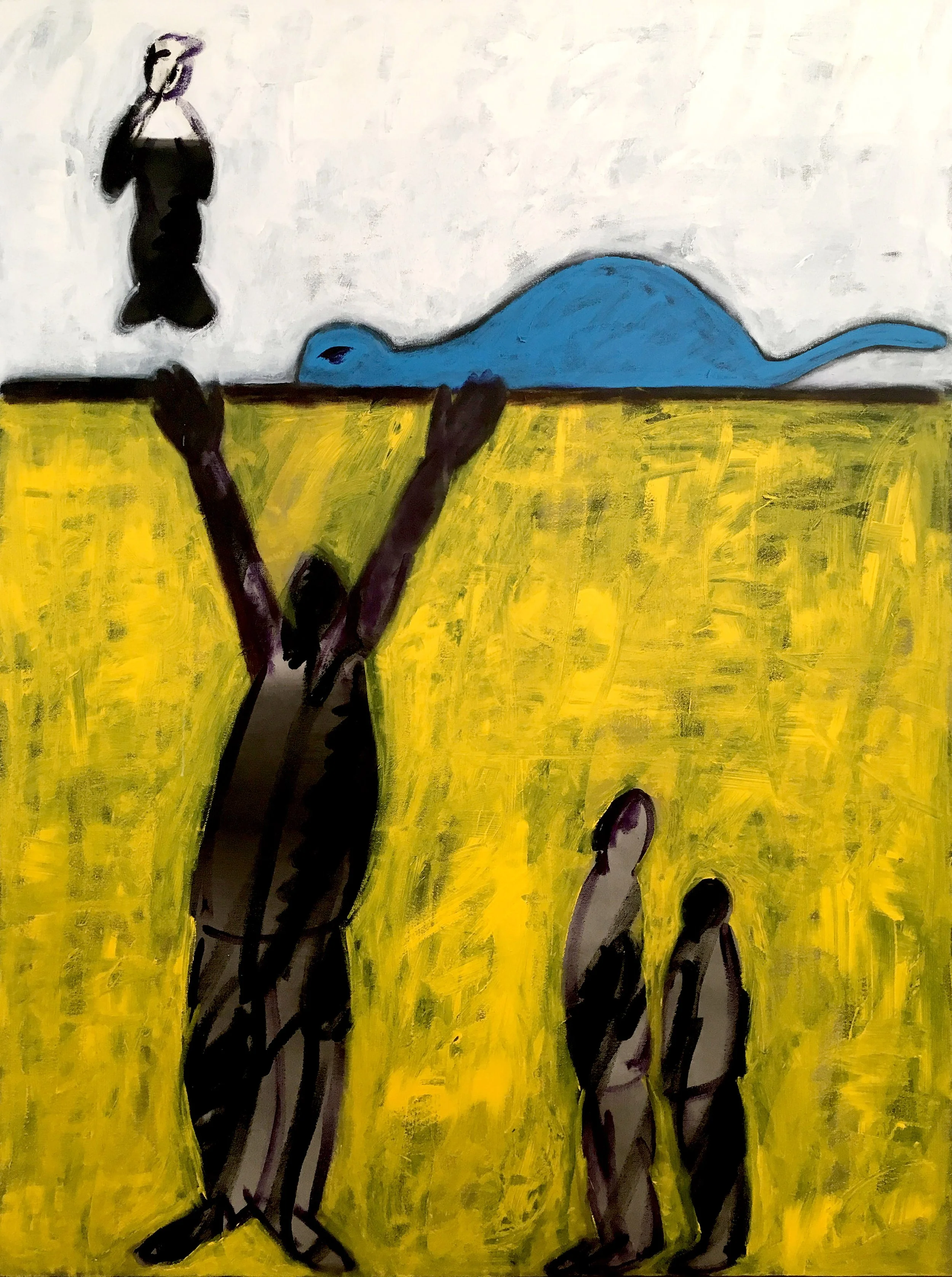 Ohne Saat, keine Ernte, 2016 Acryl auf Leinwand 180cmx160cm