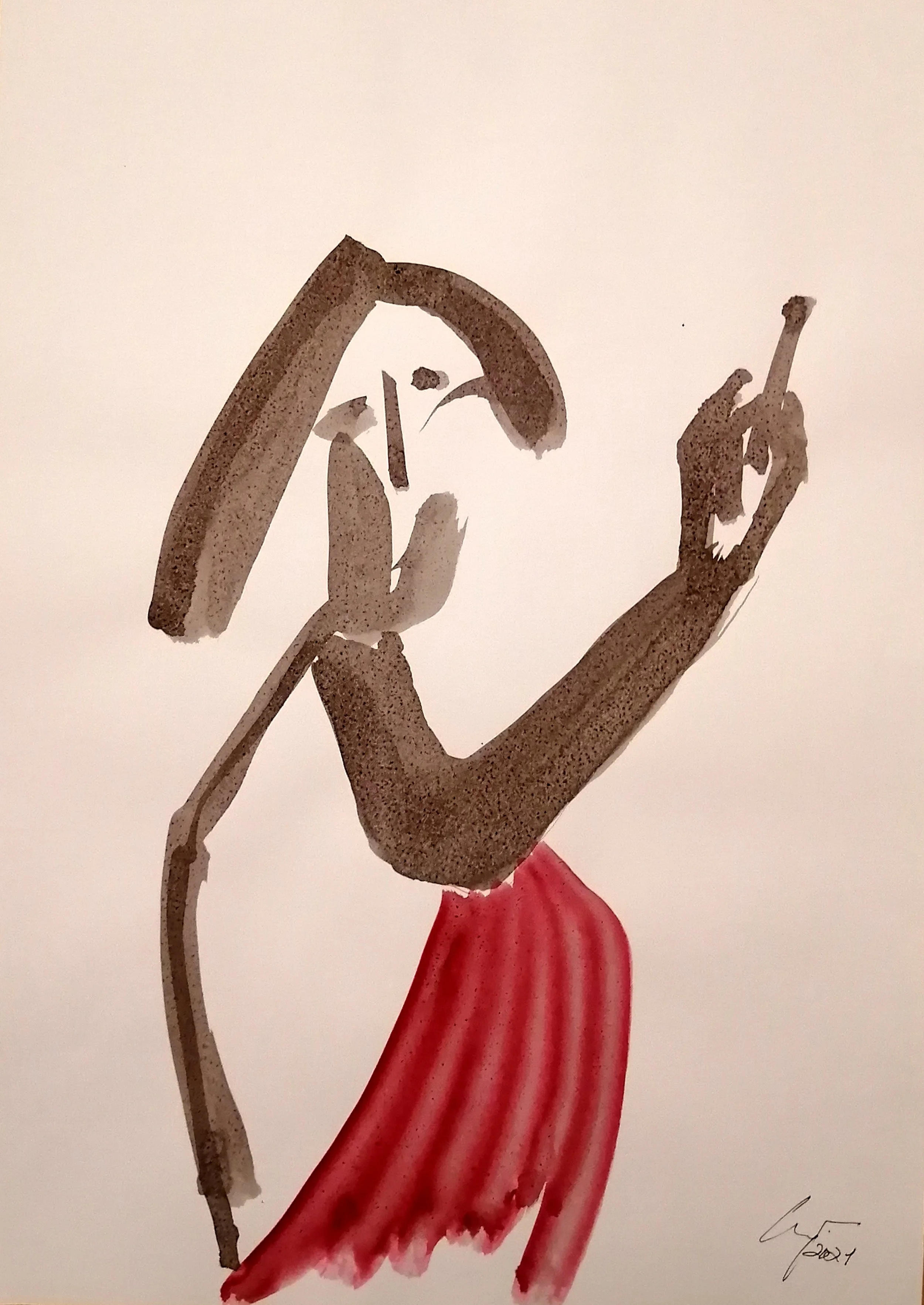 Diary, 2021 Colors on paper 42cmx34cm