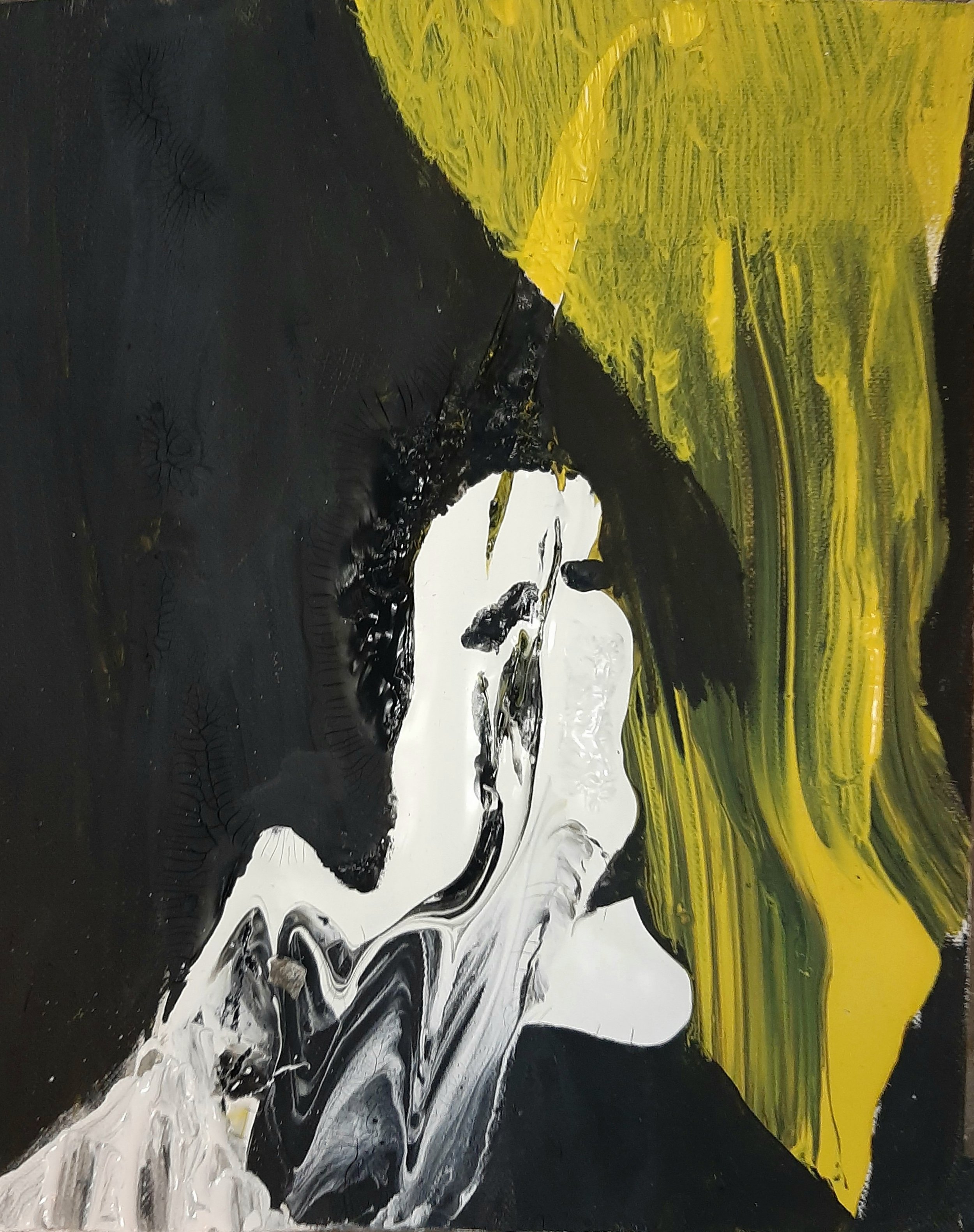 Schamanin, 2021 Acrylic on canvas 30cmx40cm