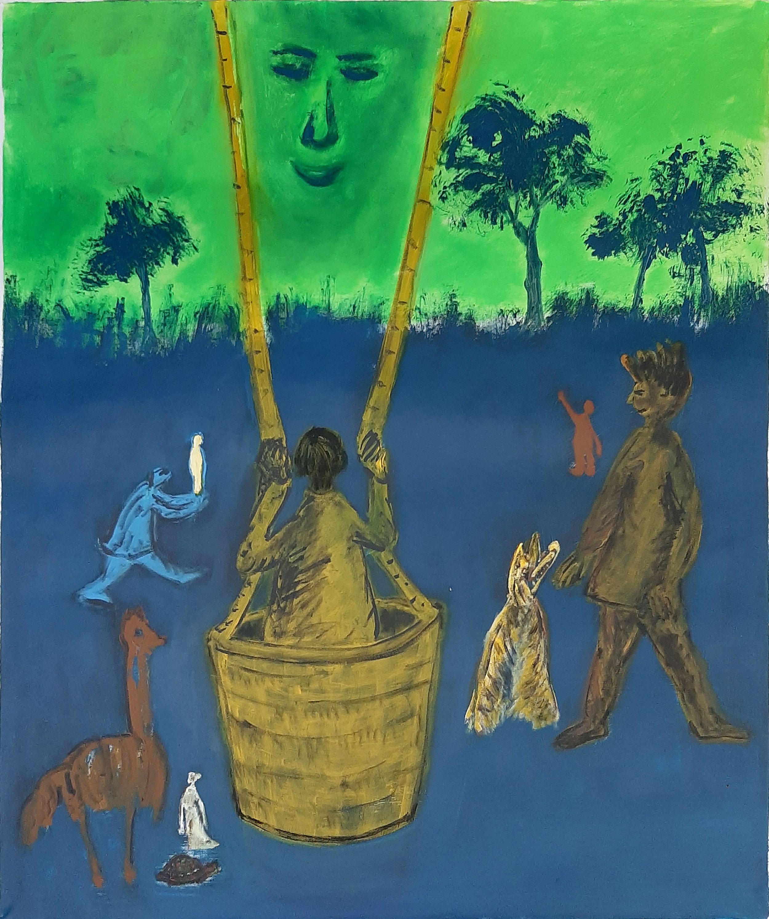Recall of Mama, 2020 Acrylic on canvas 120cmx100cm