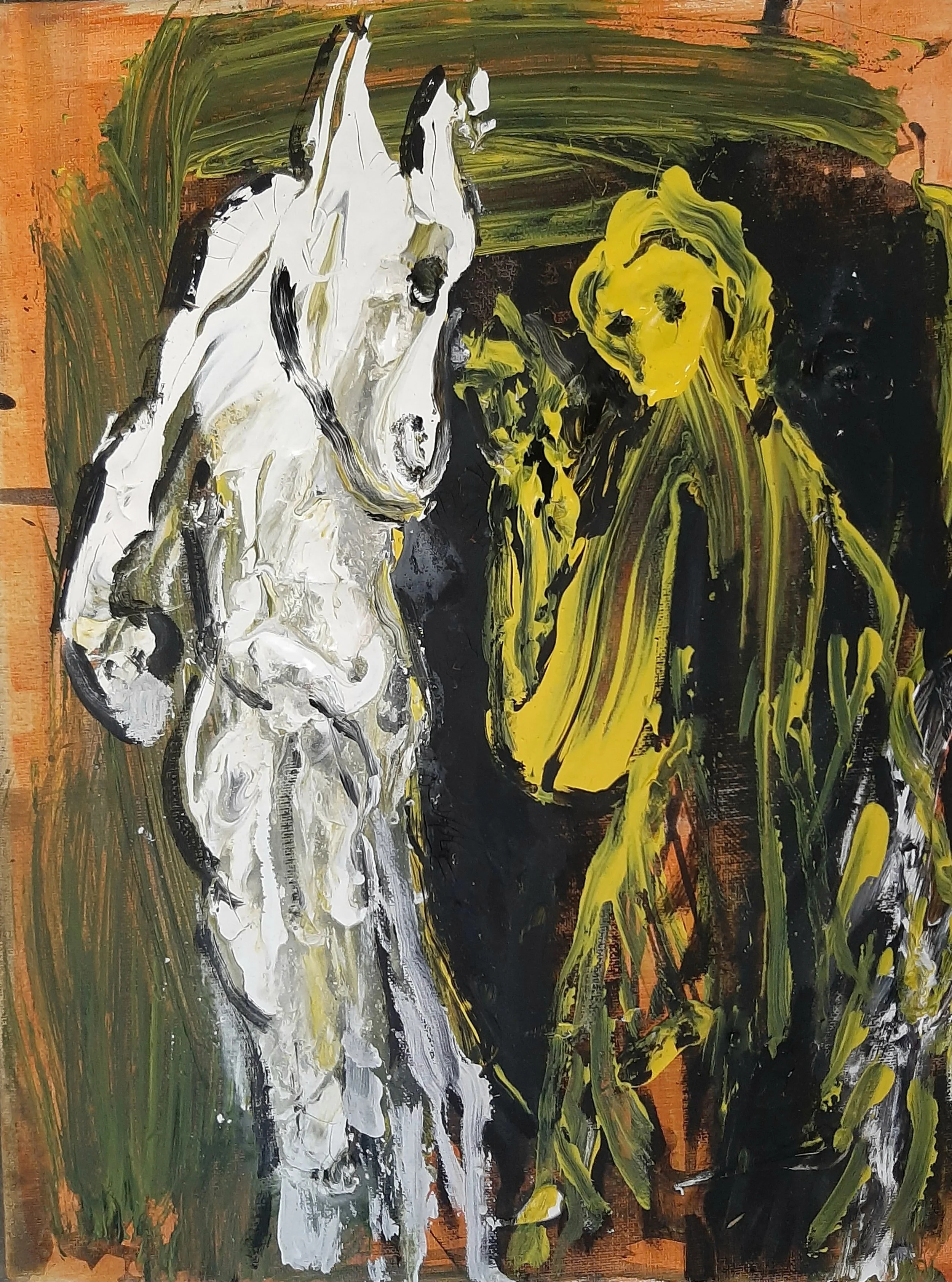 Individual Mythology, 2021 Acrylic on canvas 30cmx40cm