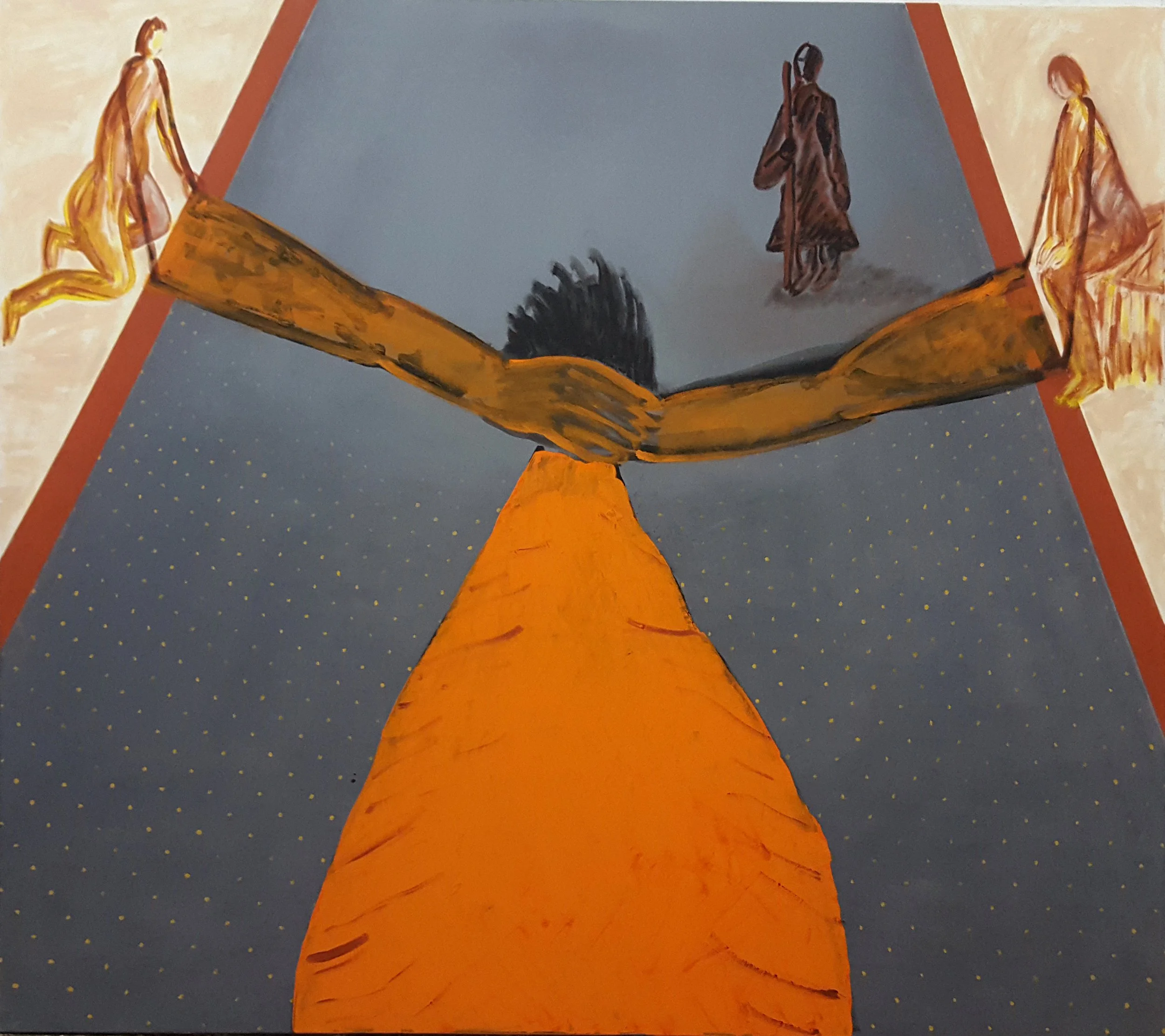 Rememberance, 2017 Acrylic on canvas 200cmx180cm,
