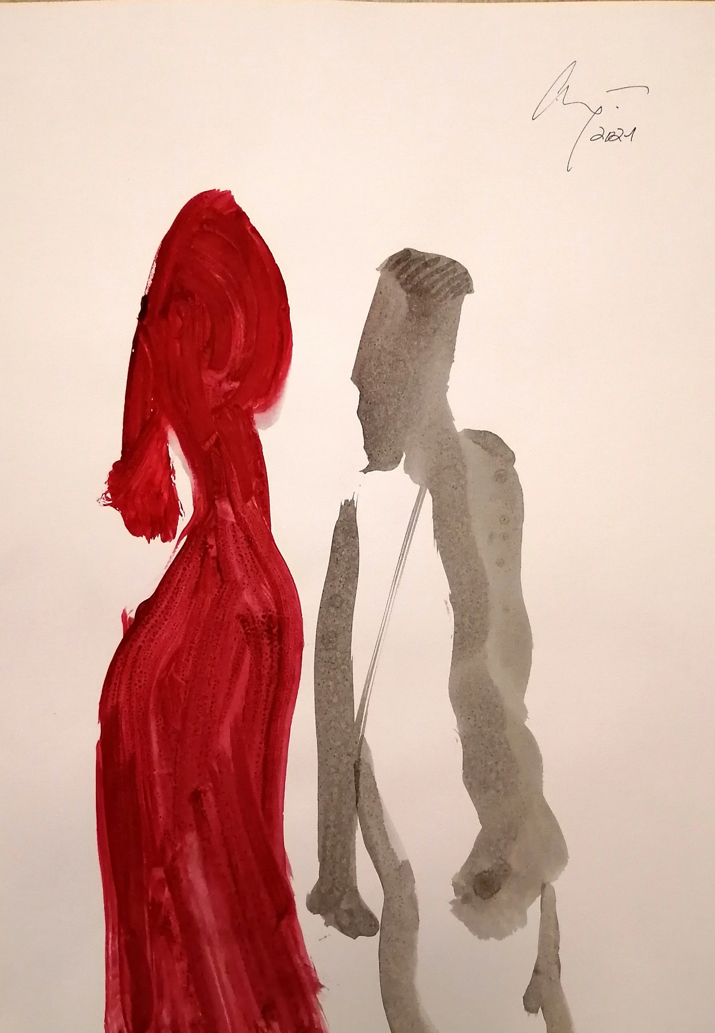 Diary, 2021 Colors on paper 42cmx34cm
