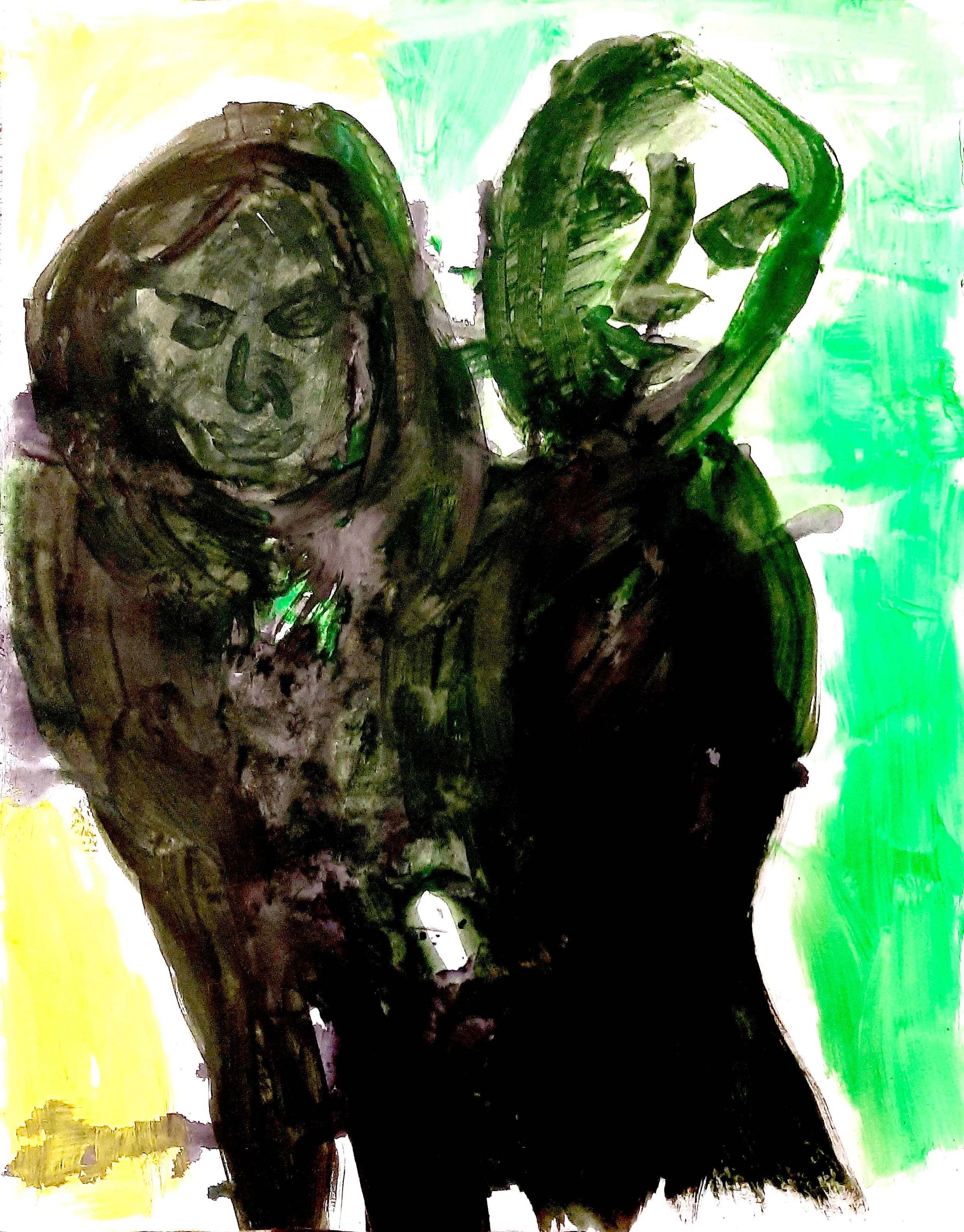 A lovely pair, 2025 Acrylic on canvas 800cmx60cm
