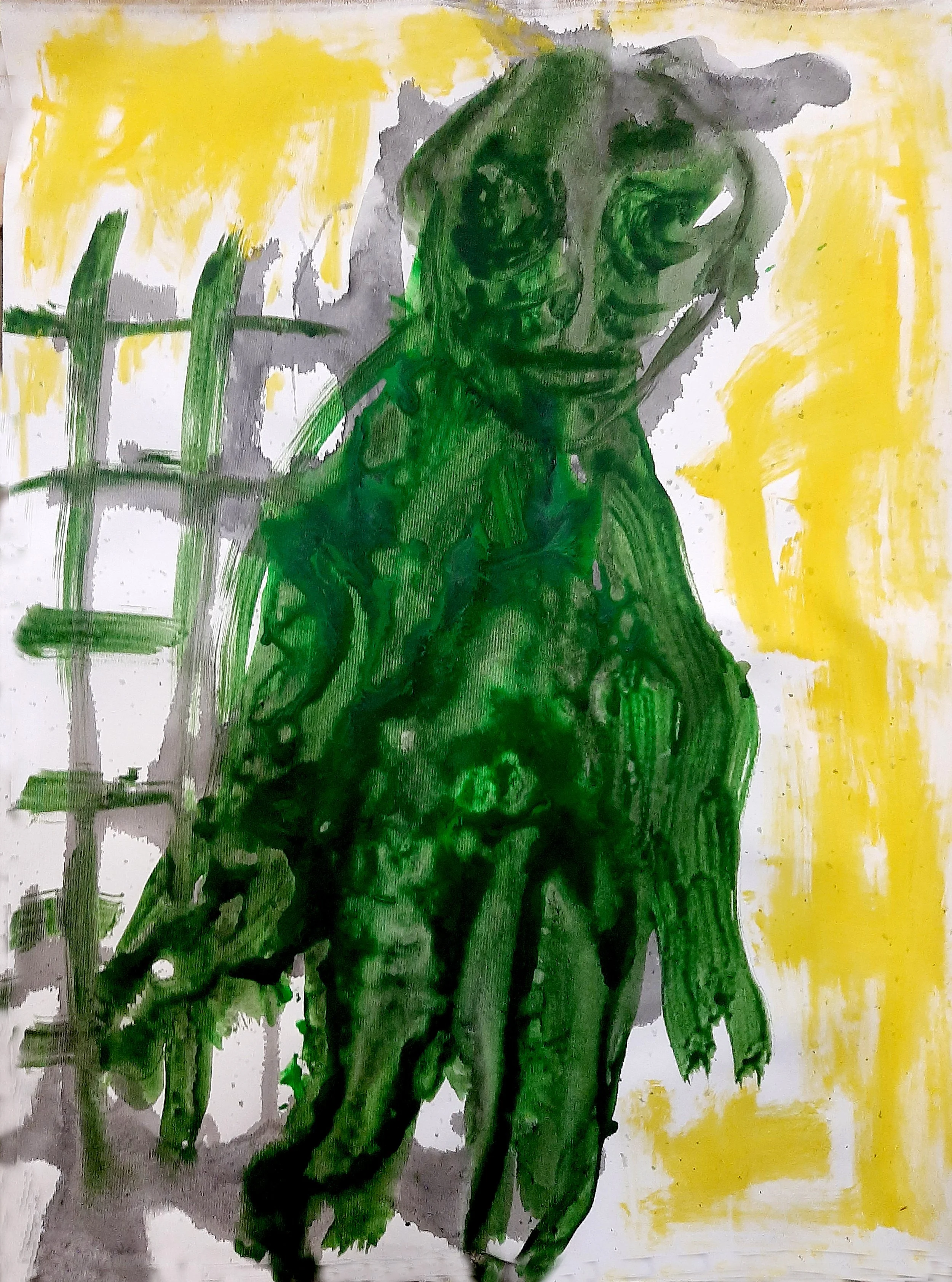 Mr. Haohao, 2025 Acrylic on canvas 800cmx60cm