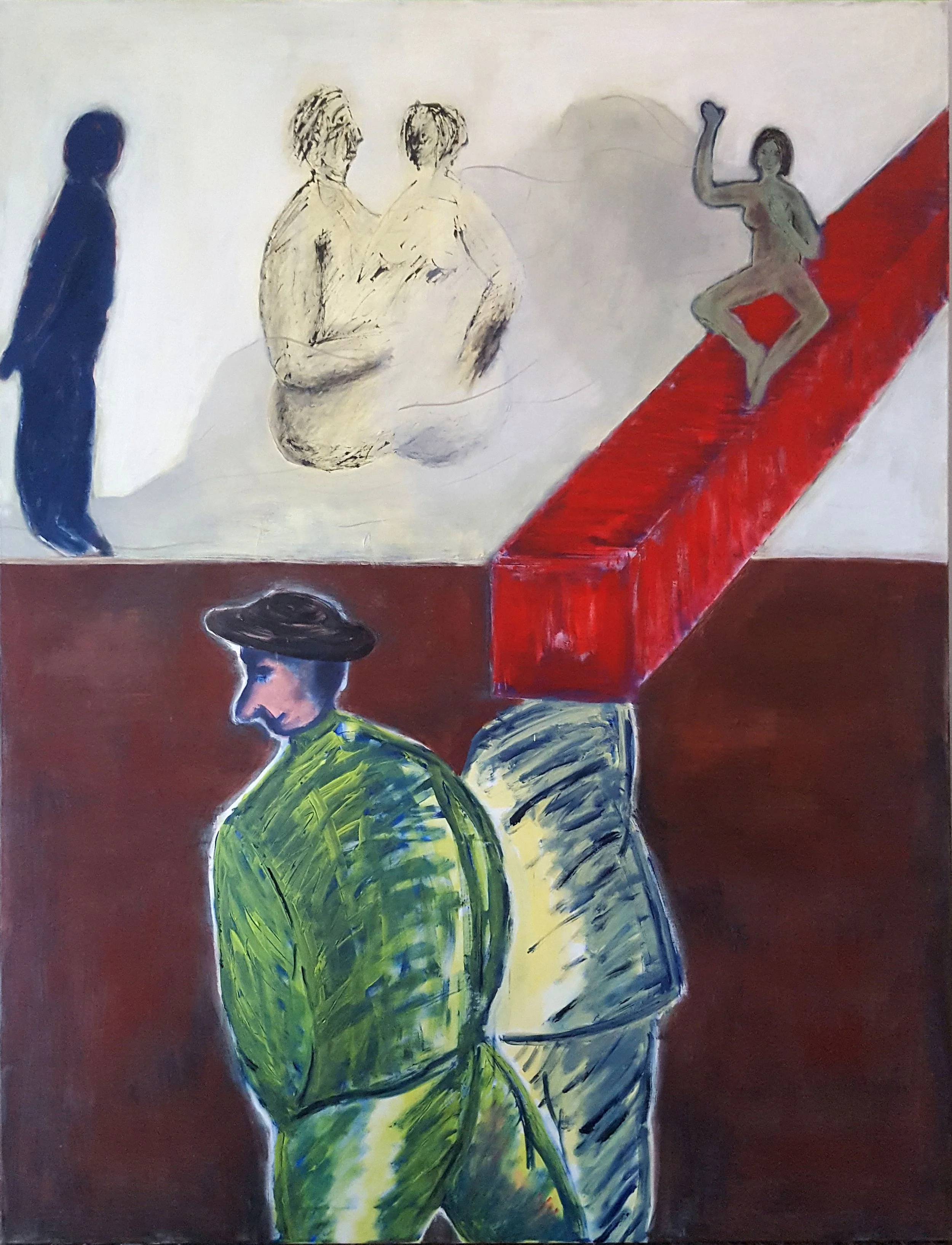 Empathy, 2008  Acrylic on canvas 210cmx160cm