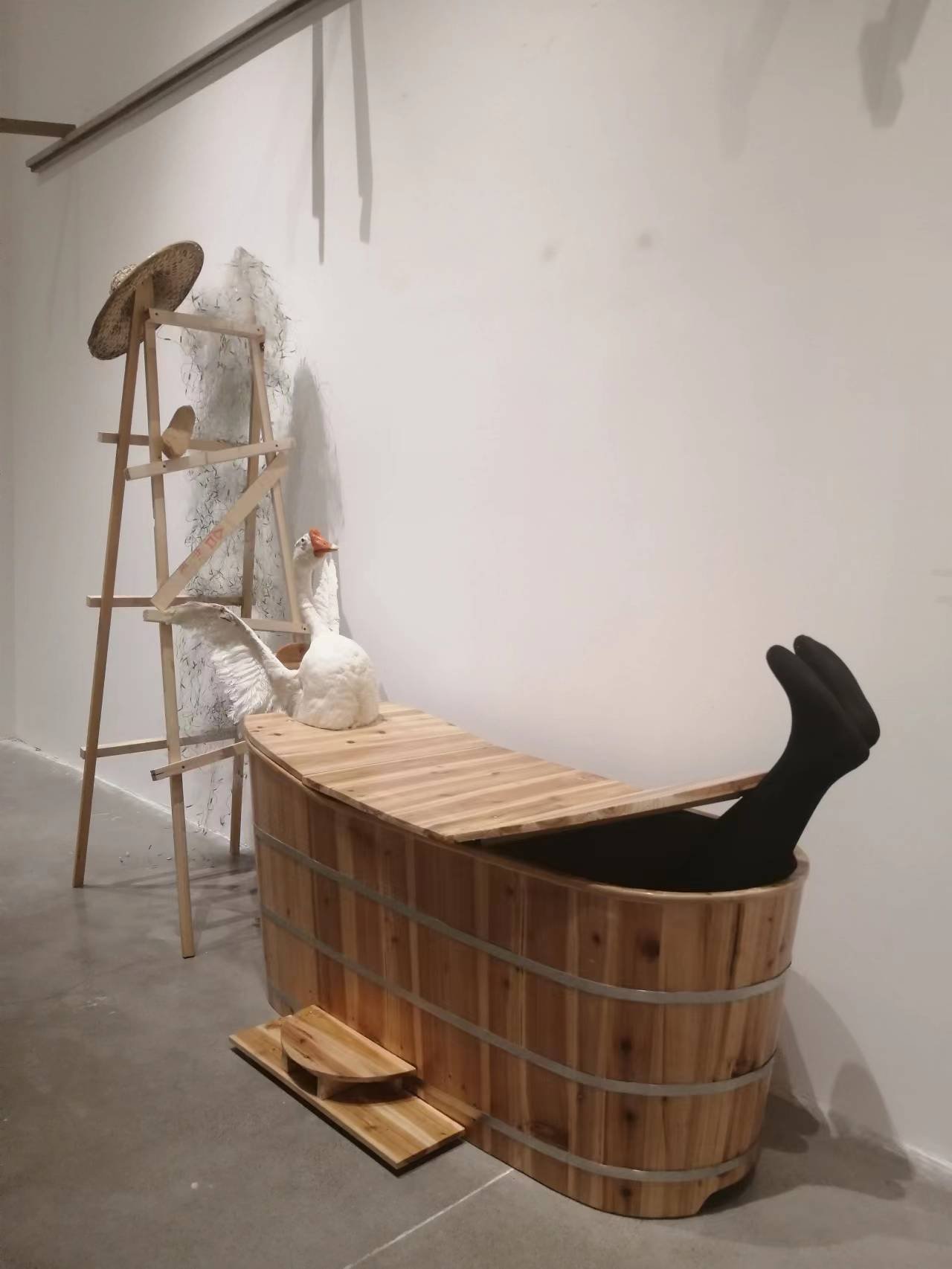 Philosophical love, 2023 Mixed materials, variable