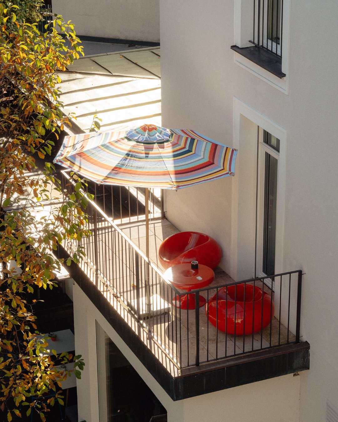 Designværelse med privat balkon på Hotel & Villa Auersperg i Salzburg