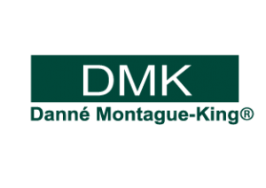 Logo of DMK with the text Danné Monique-Kingo beneath it.