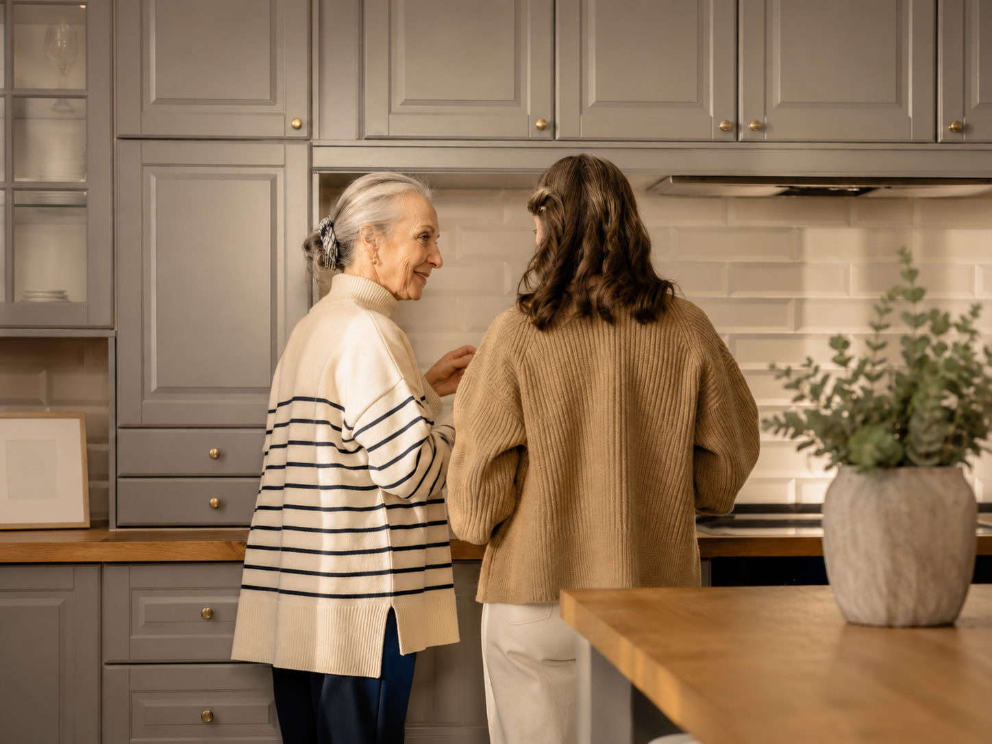 Rustig gesprek en persoonlijke ondersteuning in een vertrouwde omgeving