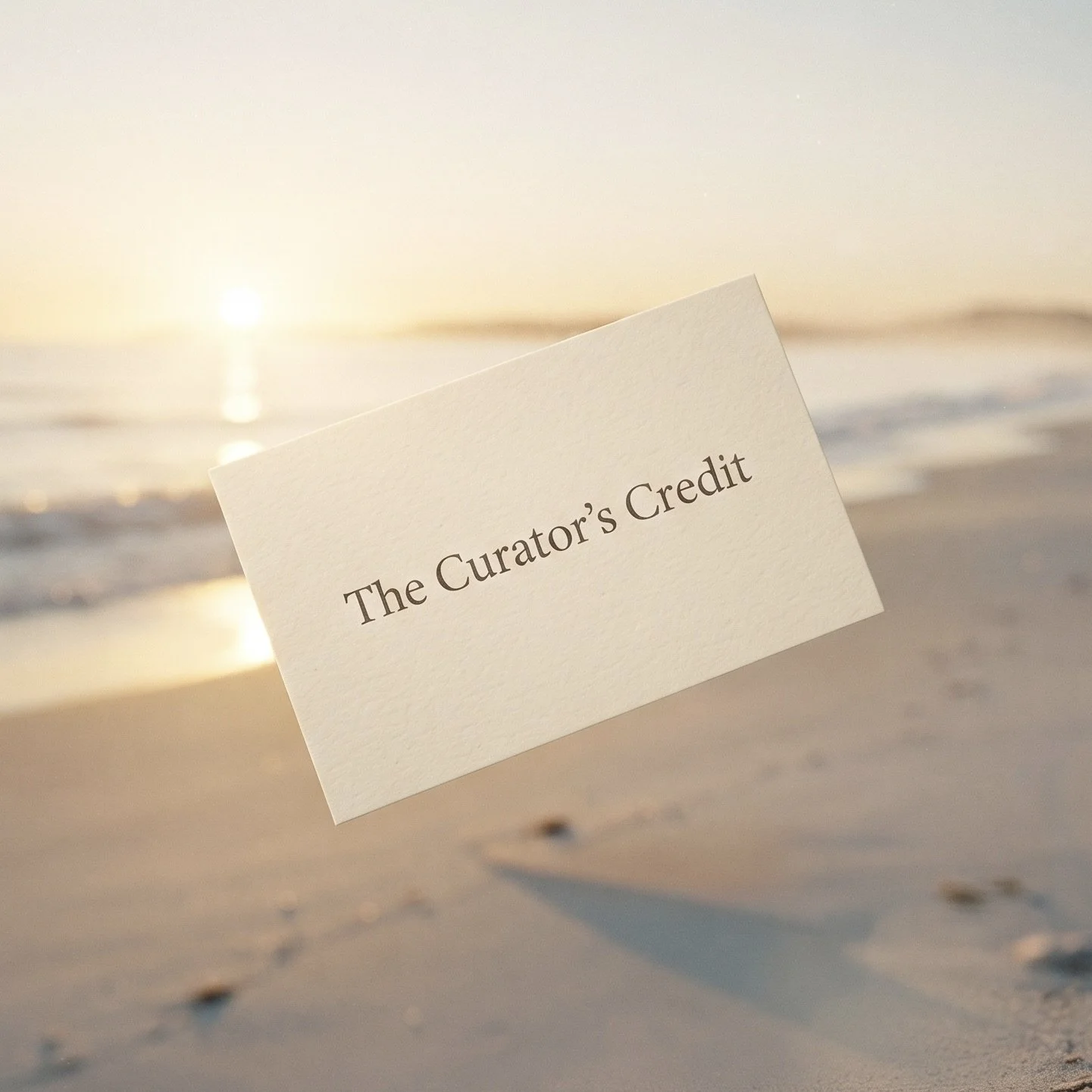 The Curator’s Credit
