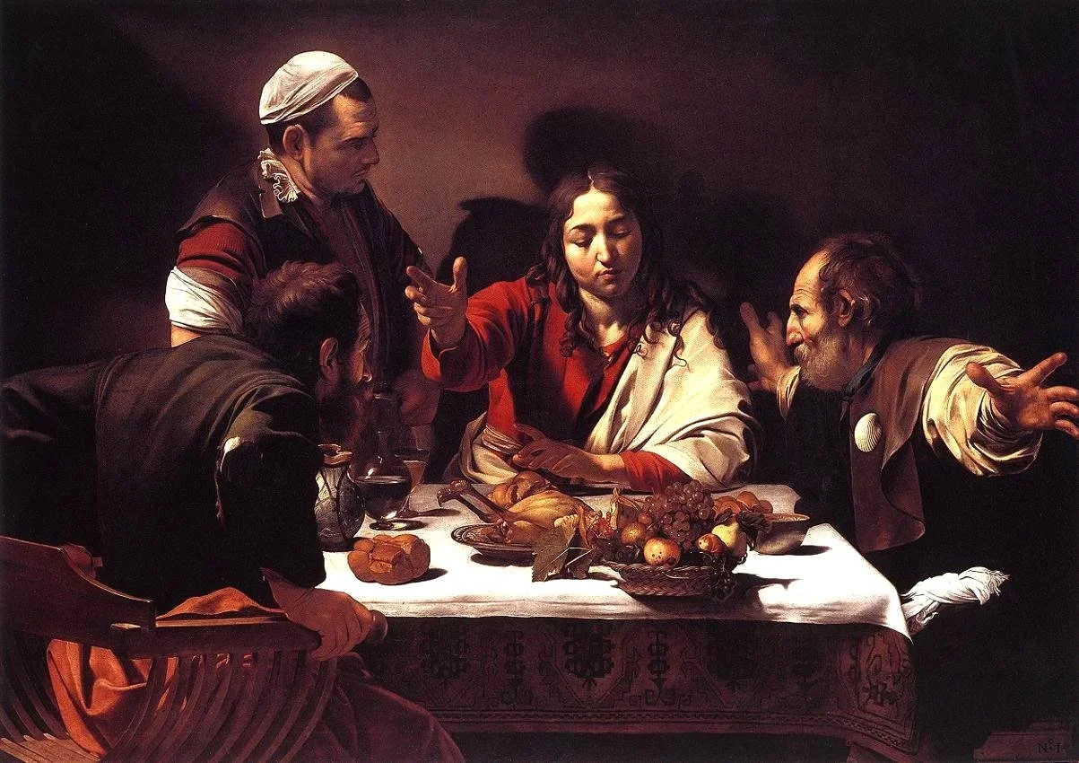 caravaggio la cena de emaús
