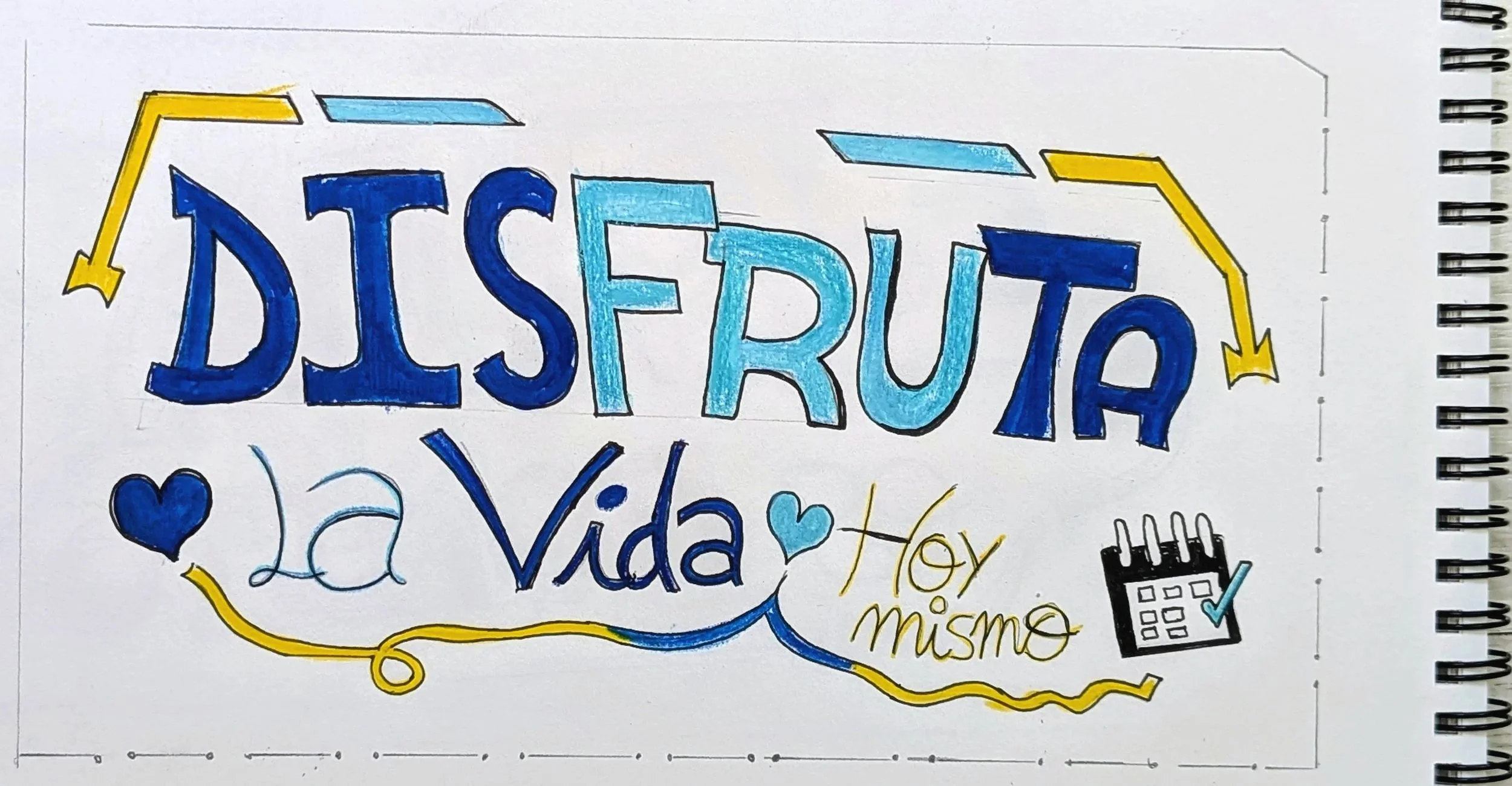 segunda Composición chula de lettering