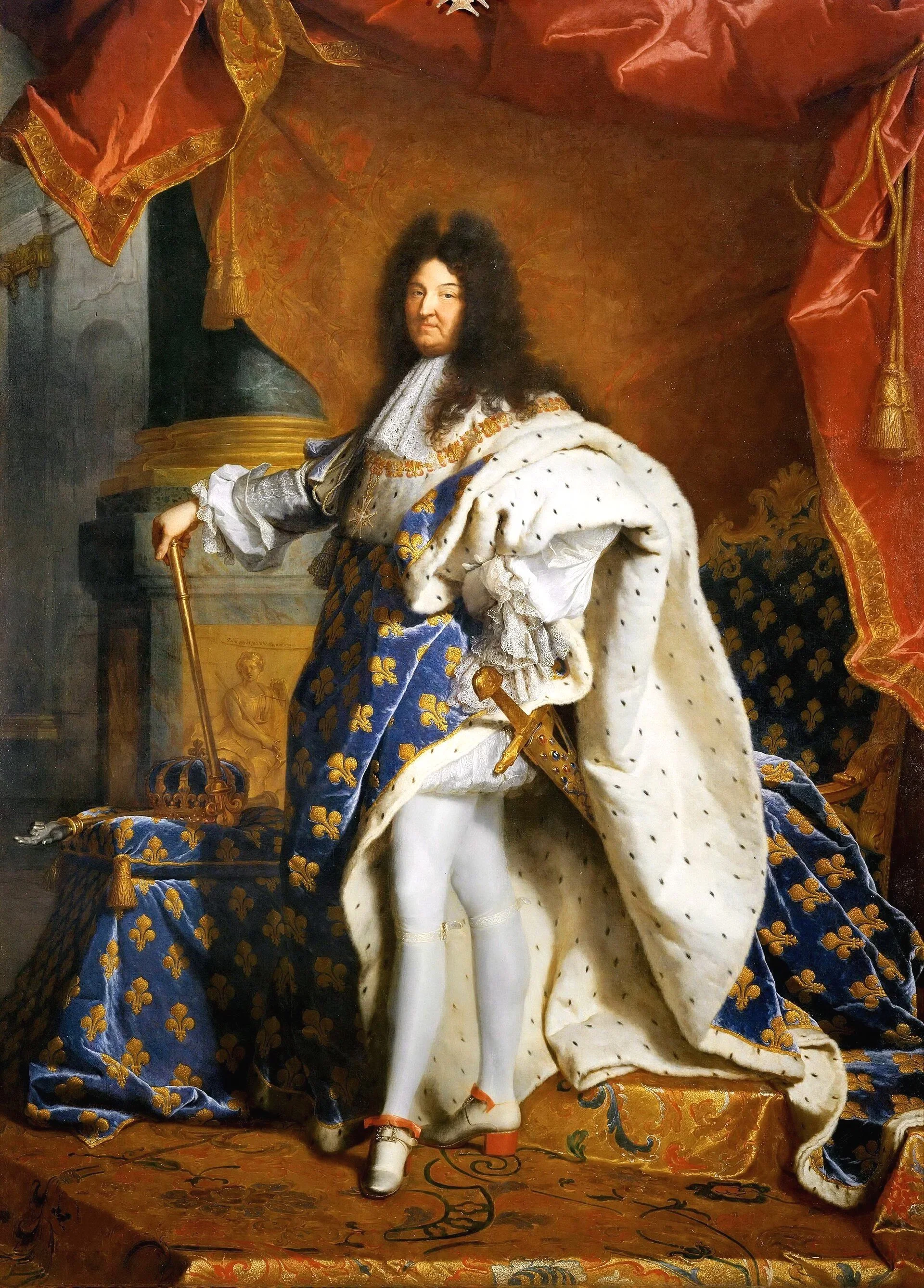 Retrato de Luis XIV rigaud