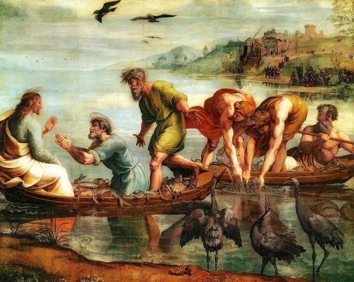 tiziano la pesca milagrosa