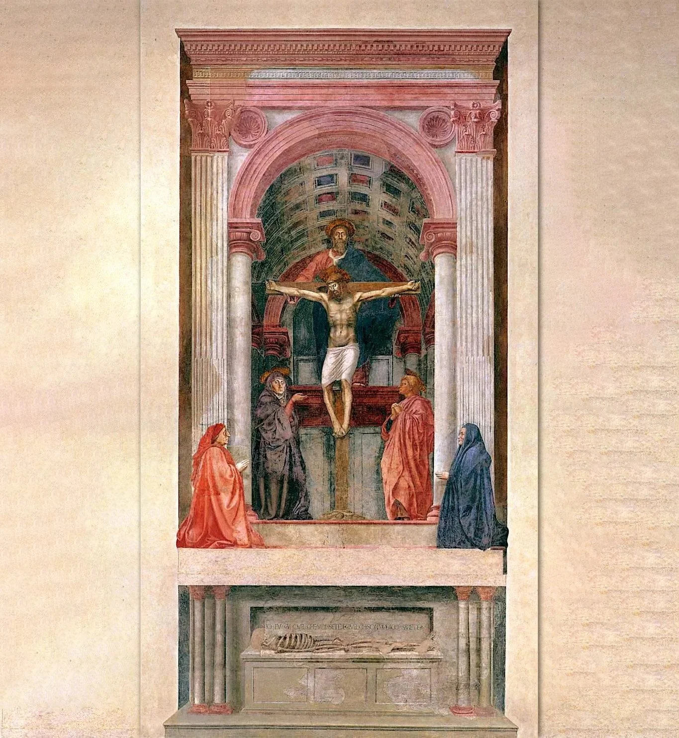 masaccio la santísima trinidad
