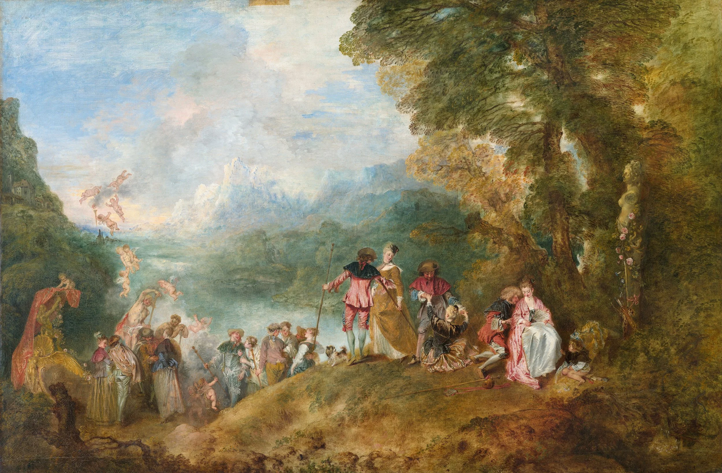 Peregrinación a la Isla de Citera watteau
