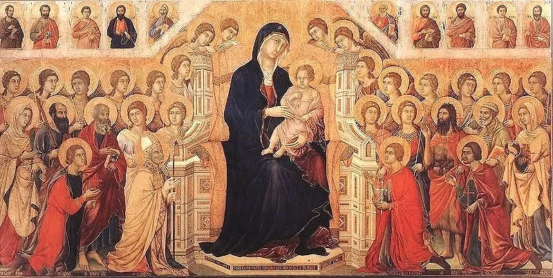 retablo de la maestà de siena