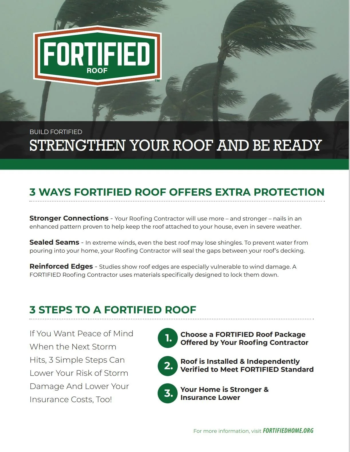 FORTIFIED Roof - 3 Ways of Protection PDF
