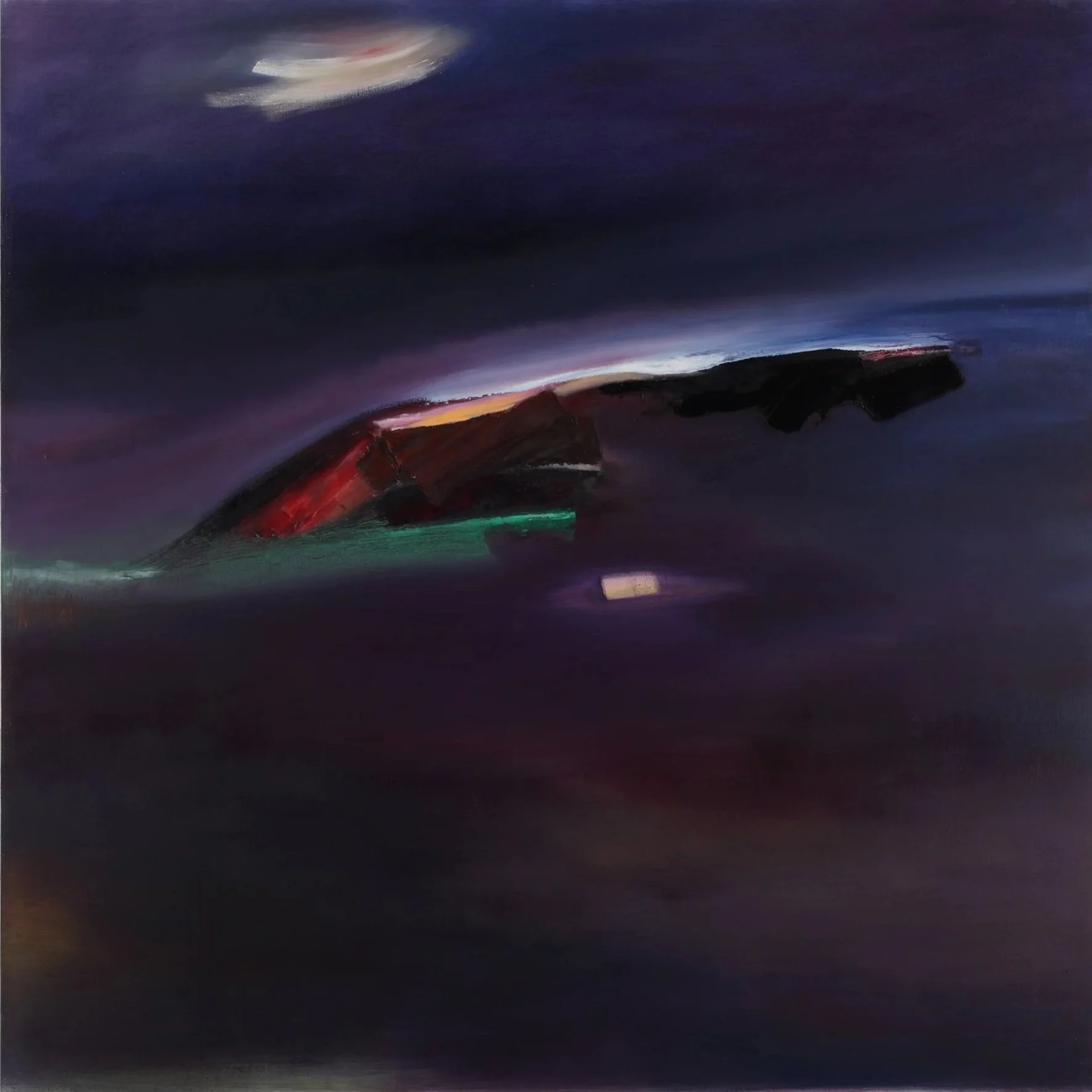 Strange Lights
Oil on linen
375cm x 375cm x 40mm