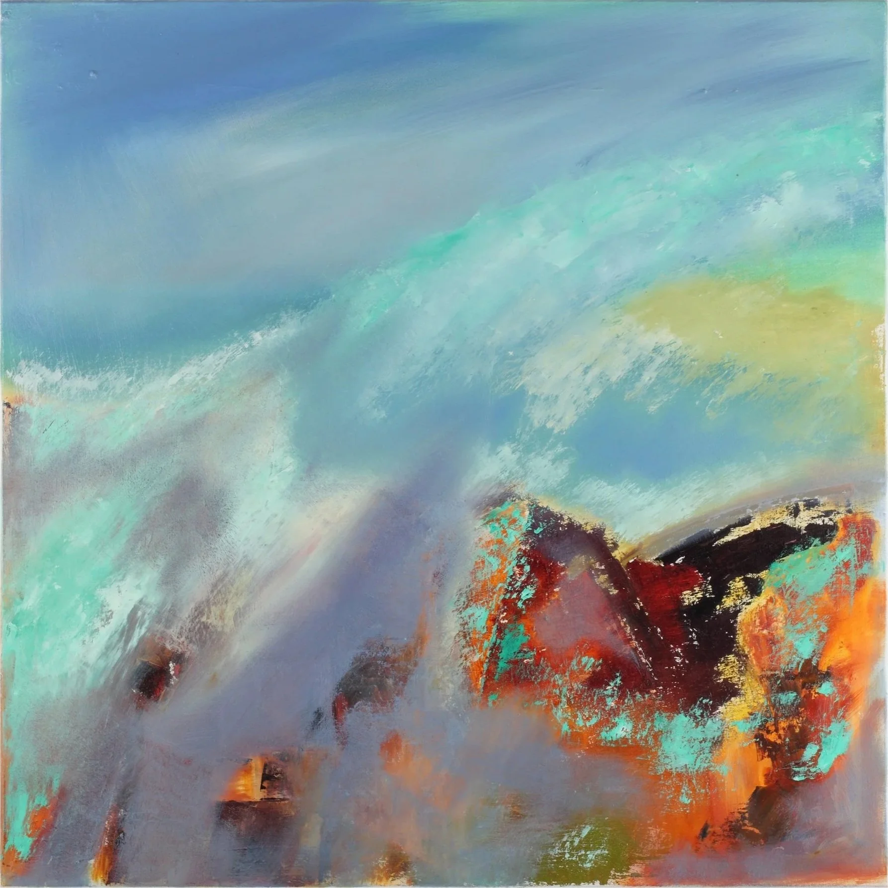 Plume
91cm x 91cm x 40mm
Oil on canvas