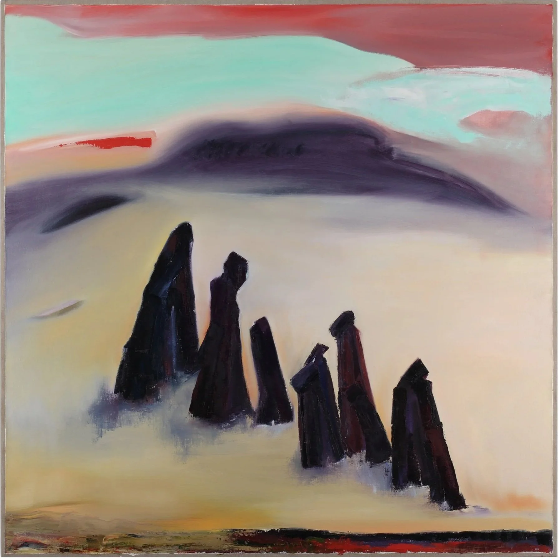 Standing Stones
405cm x 405cm x 40mm
Oil on linen
