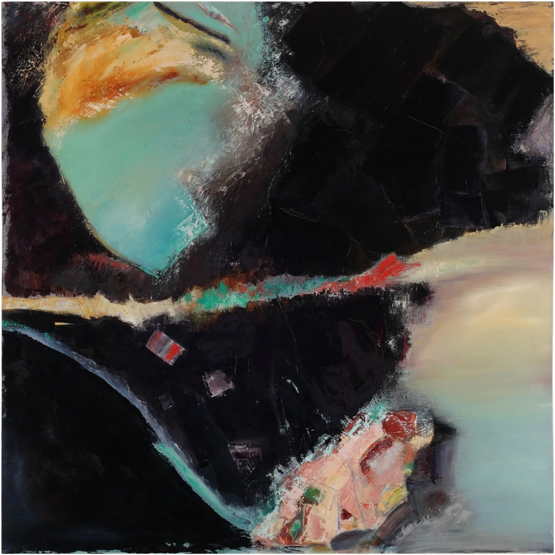 Tesselated Pavement
220cm x 220cm x 35mm
Oil on canvas