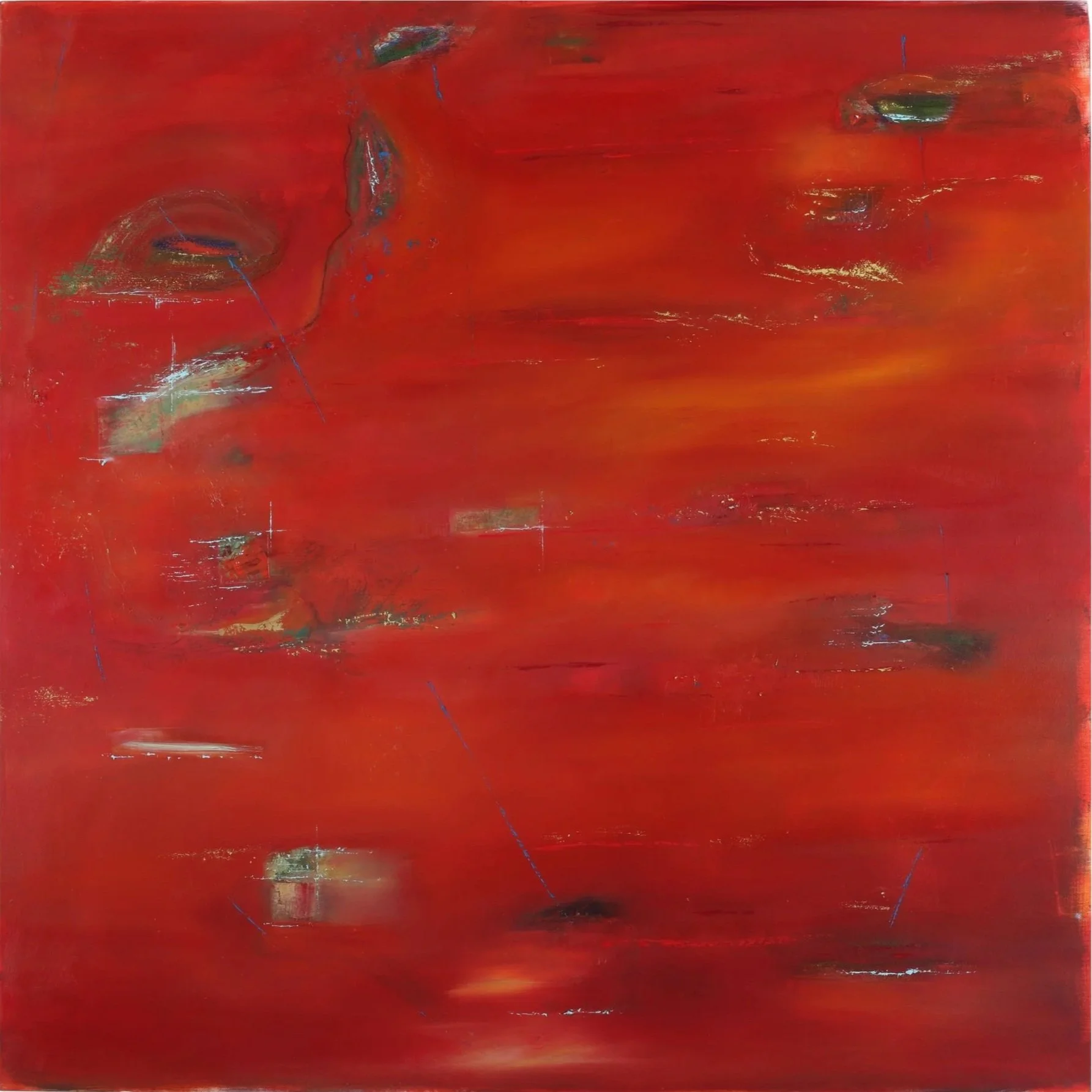 Dreaming of Rivers and Seas
100cm x 100cm x 48mm
Oil on canvas