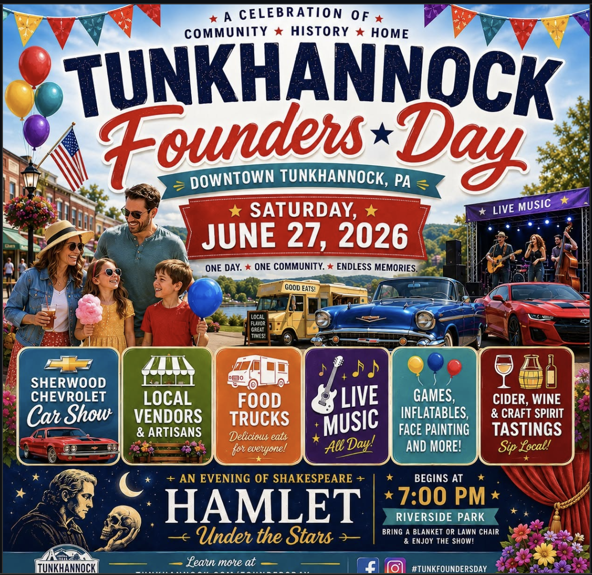 Founder’s Day Tunkhannock - June 27th