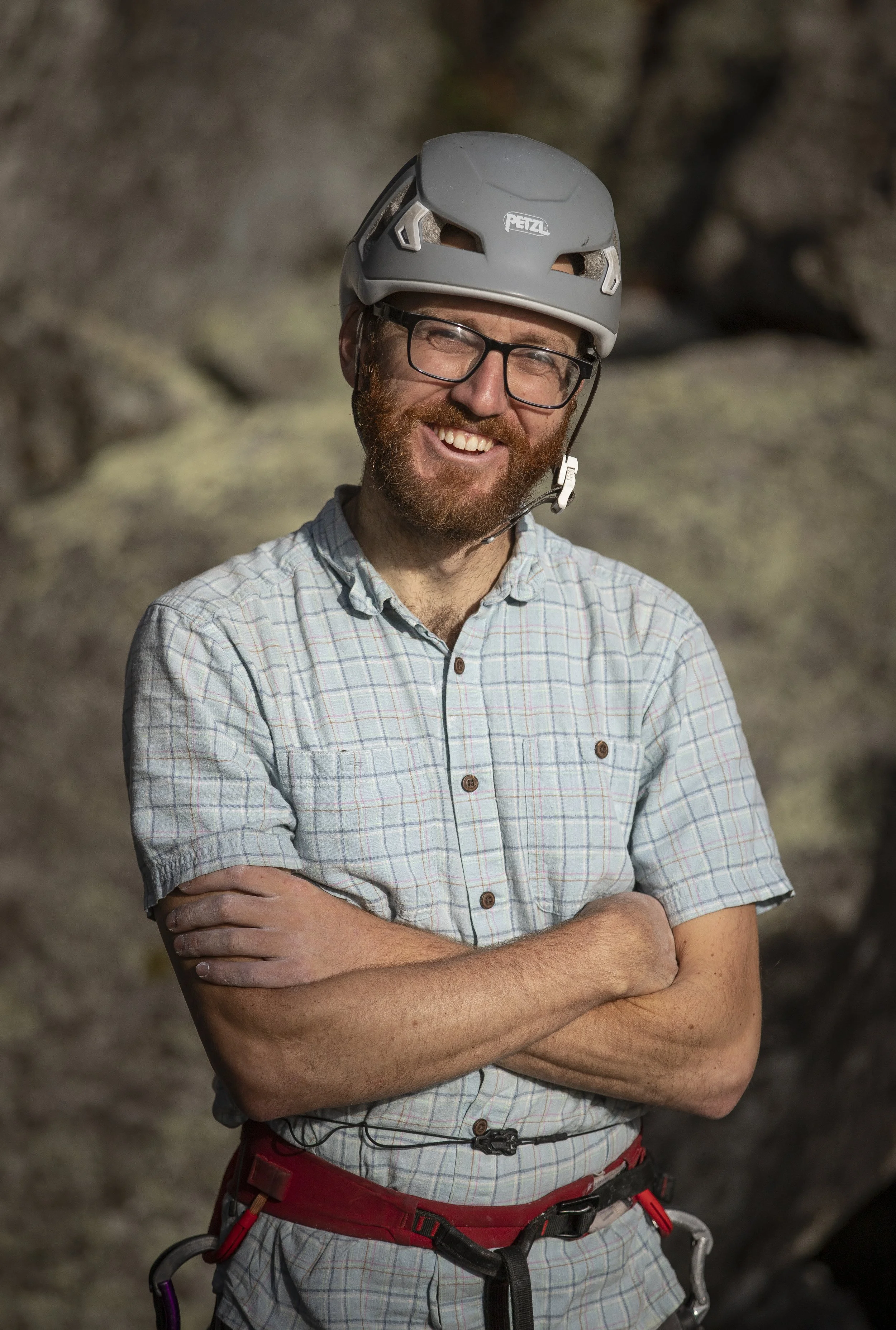 Noah Kleiner rock climbing guide