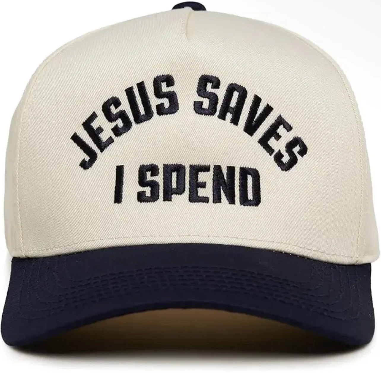 "Jesus Saves, I Spend" Hat