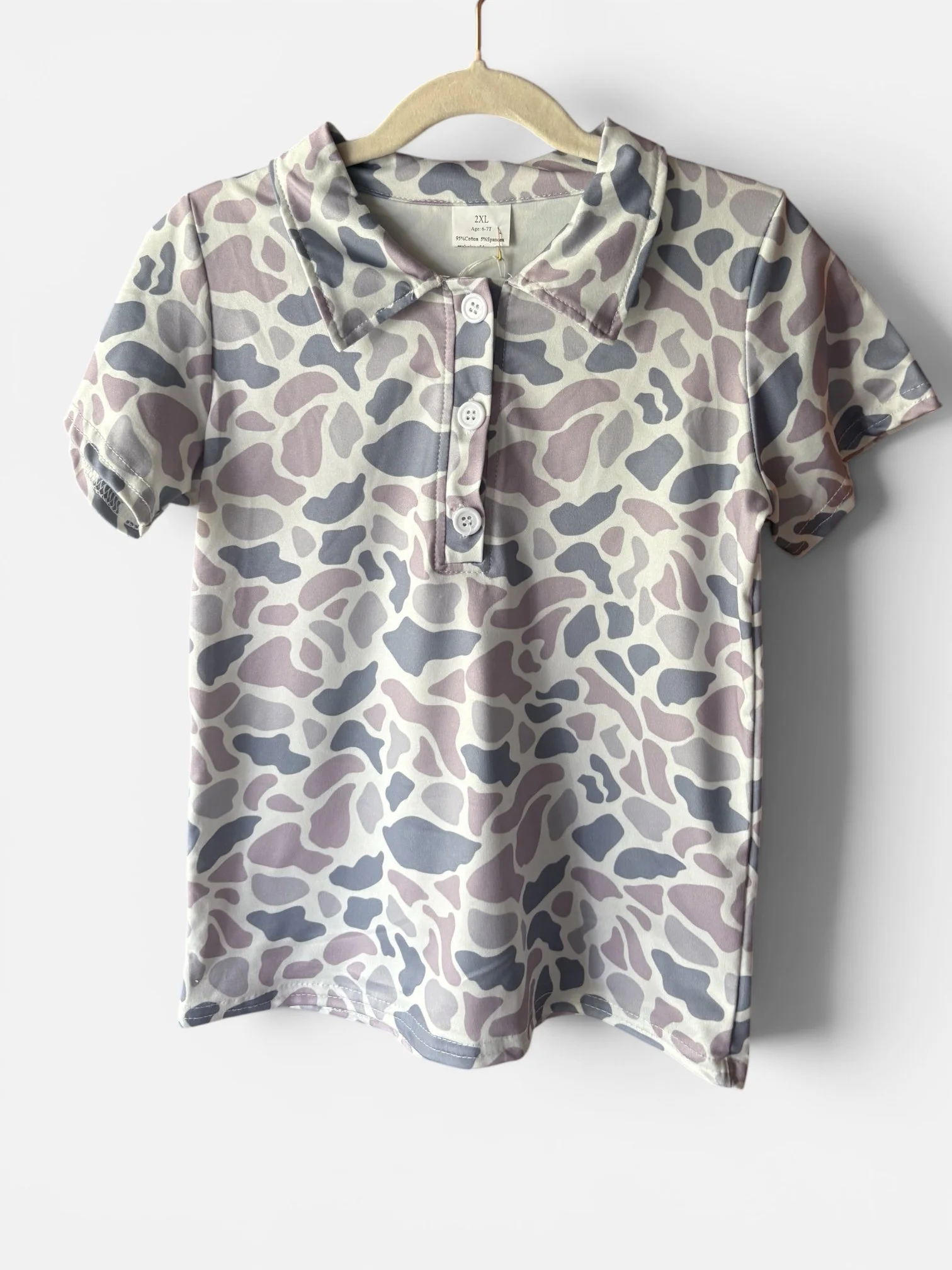 Camouflage Printed Polo