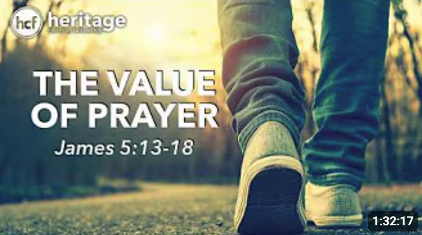 The Value of Prayer