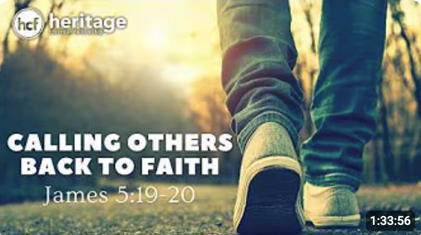 Calling Others Back to Faith